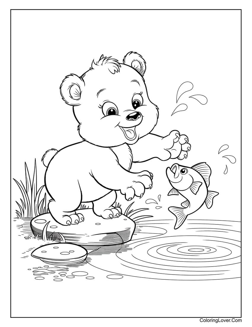 Bear Coloring Pages Printable