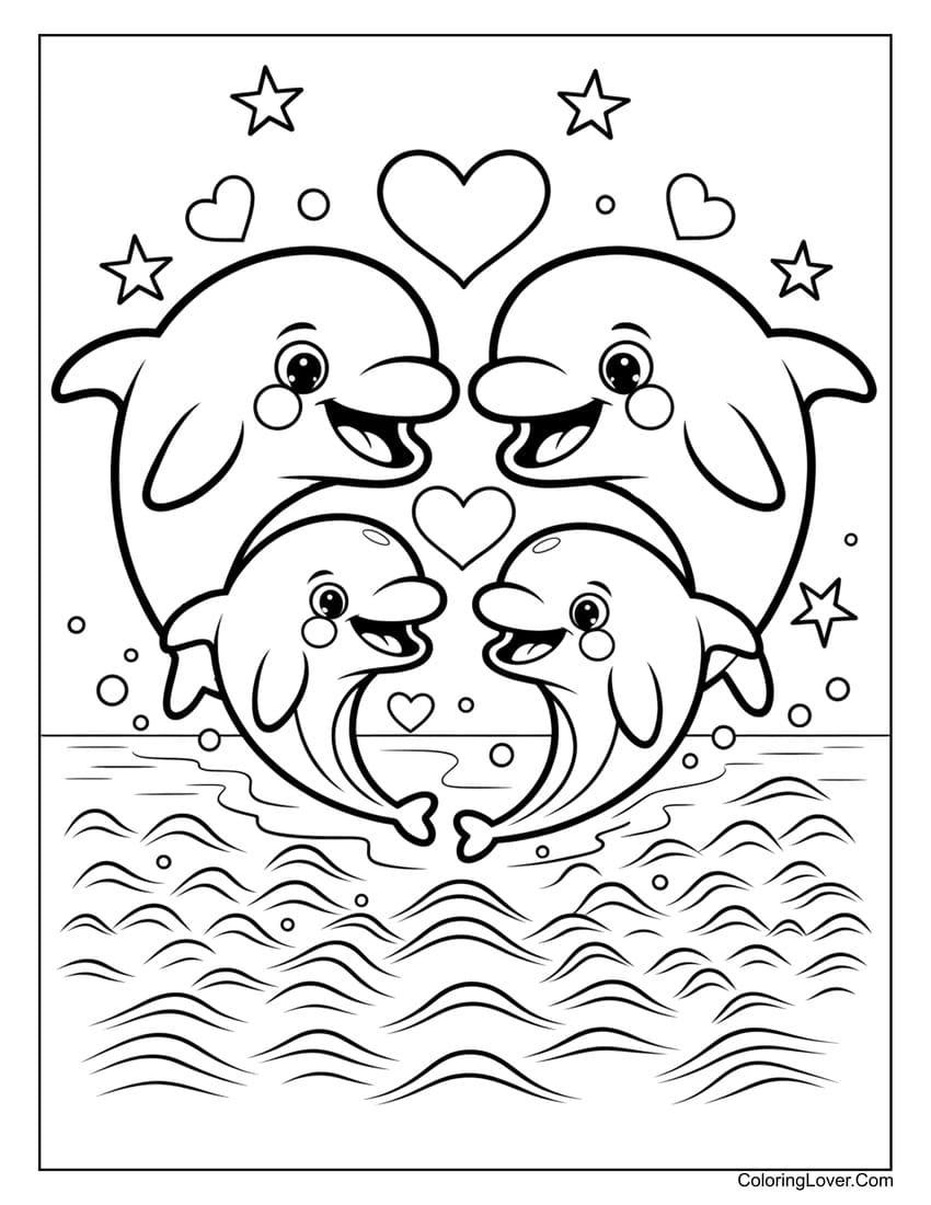 42 Dolphin Coloring Pages Free Printables For All Ages 