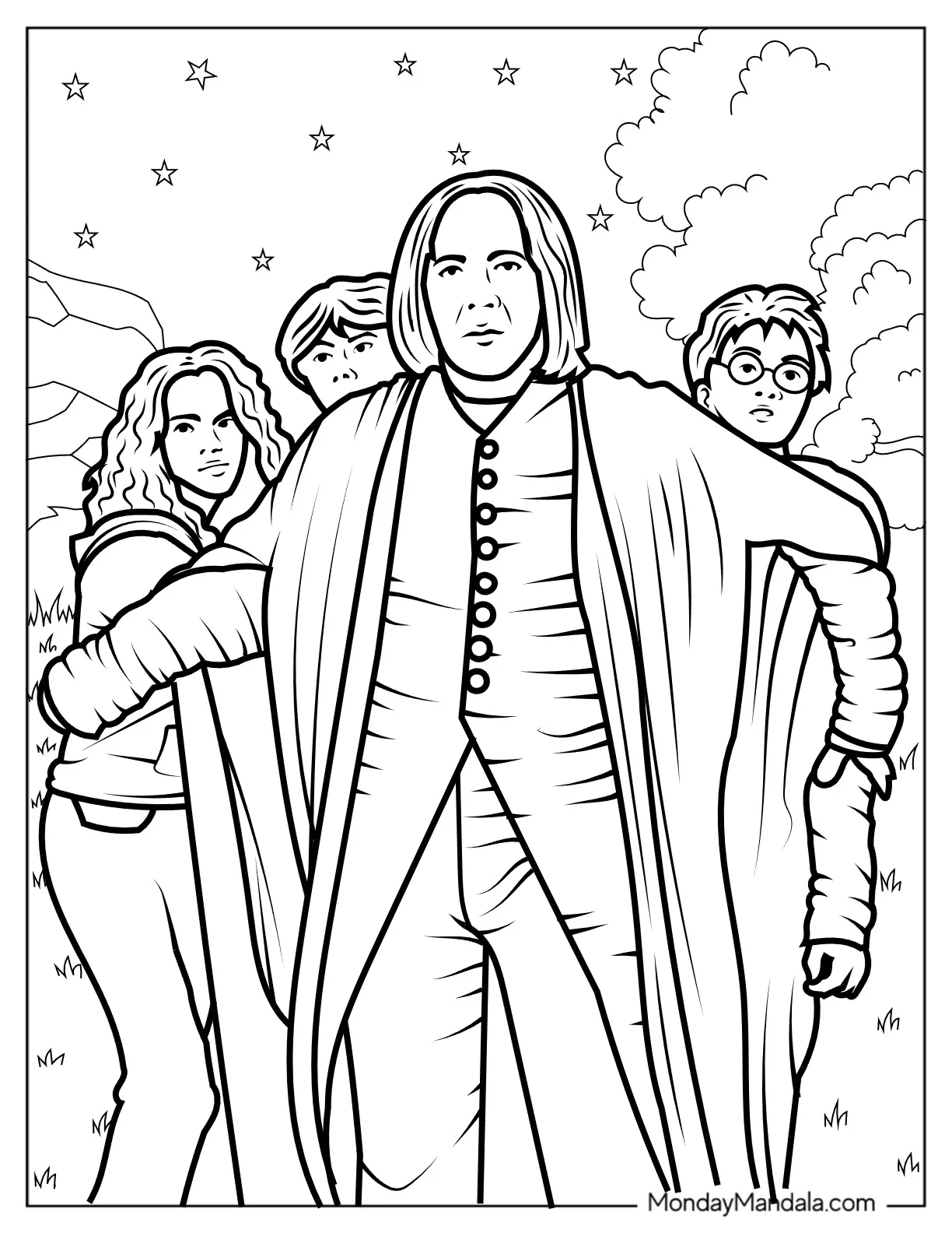 44 Harry Potter Coloring Pages Free PDF Printables 