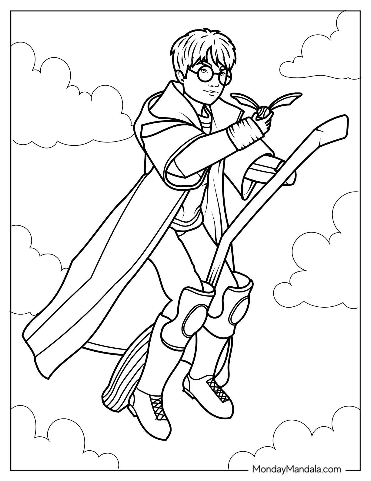 44 Harry Potter Coloring Pages Free PDF Printables 