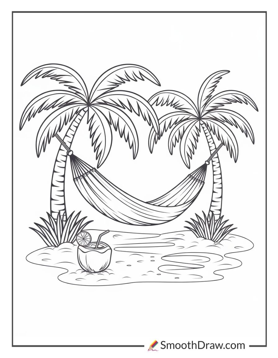 45 Beach Coloring Pages Free PDFs Smooth Draw