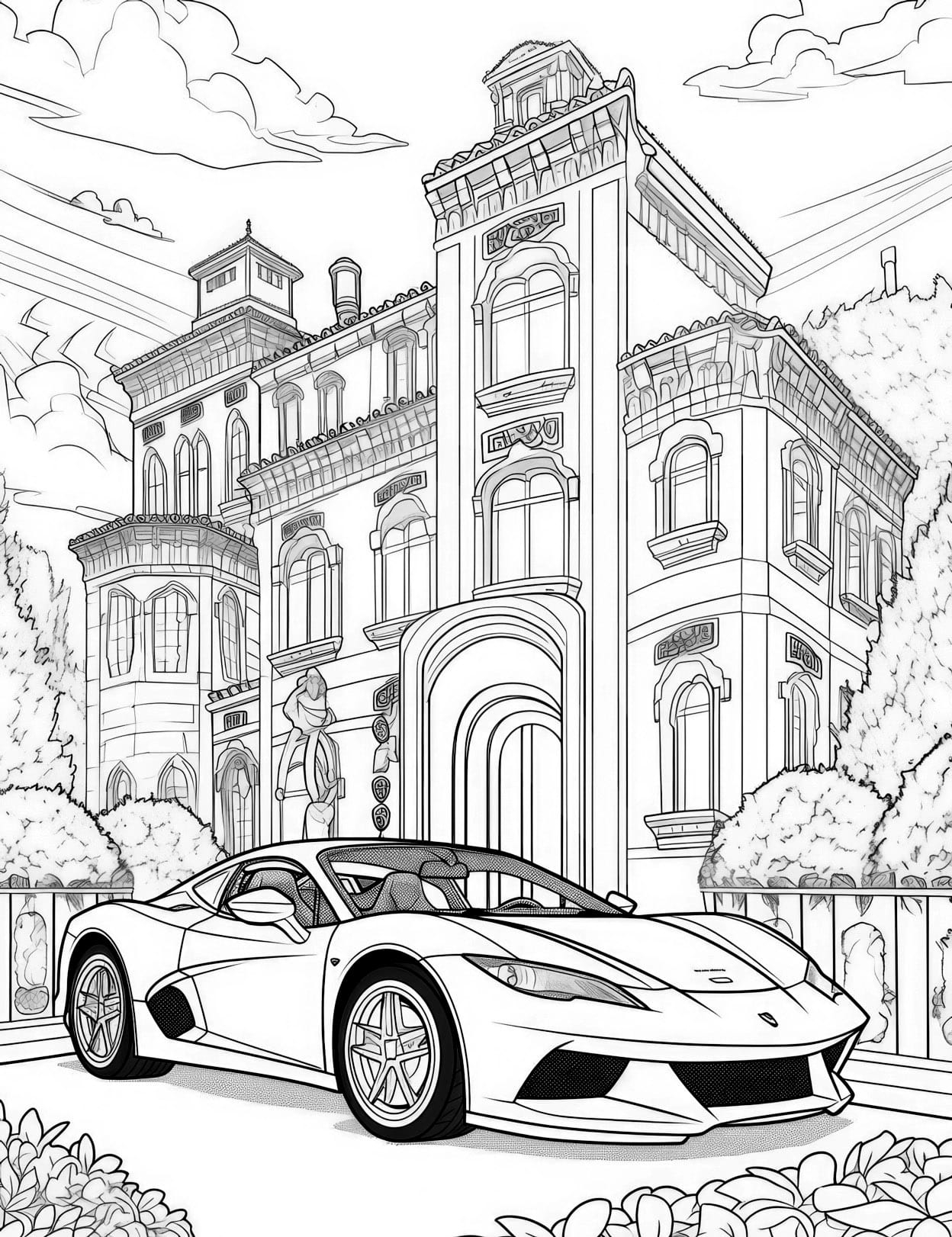 45 Car Coloring Pages For Adults And Kids Our Mindful Life