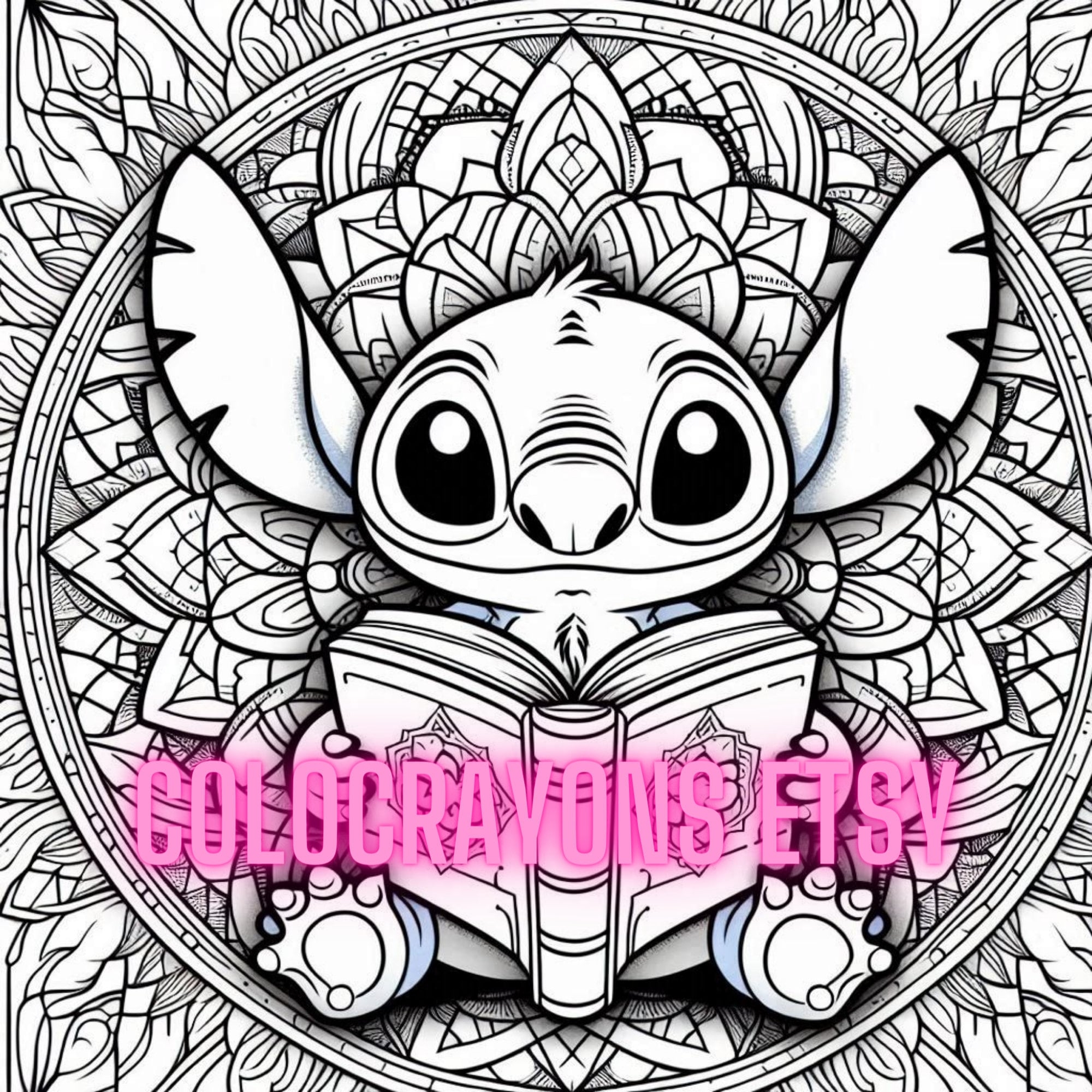 Cute Stitch Coloring Pages Hard