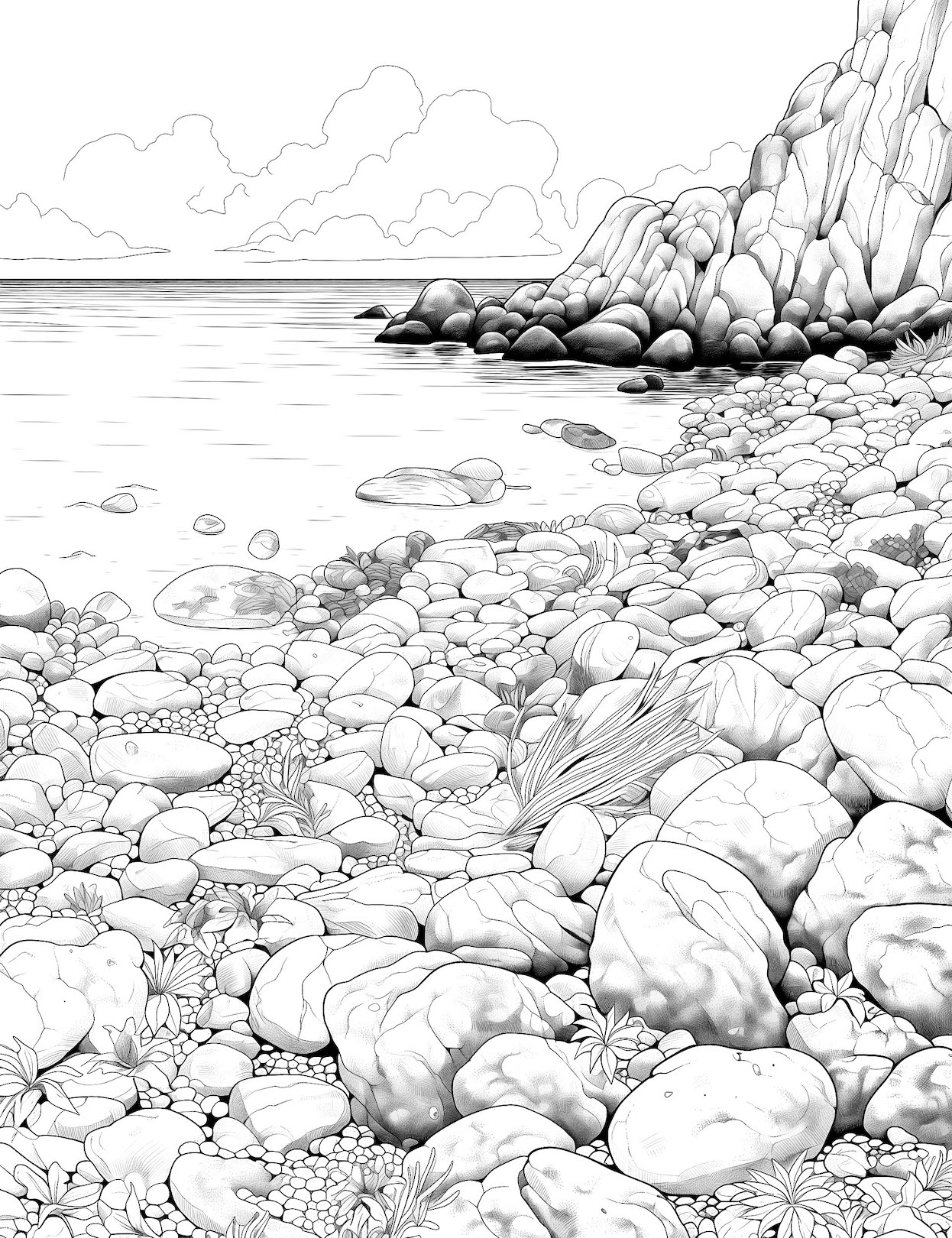 46 Tranquil Beach Coloring Pages Free Printables Our Mindful Life