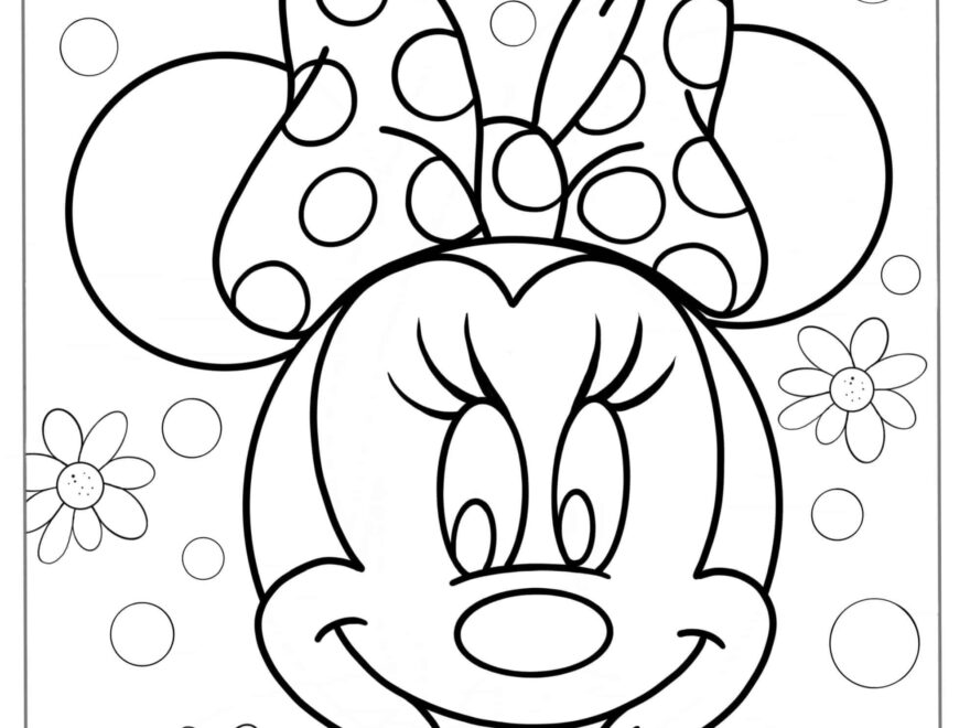 47 Minnie Mouse Coloring Pages Free PDF Printables