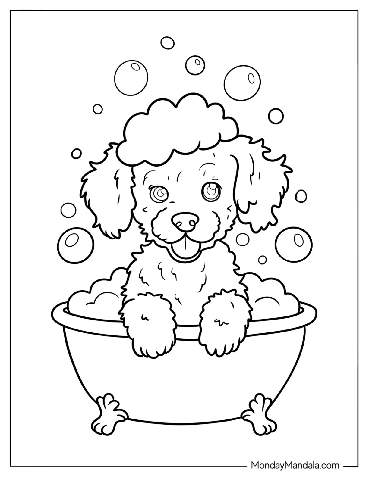 47 Puppy Coloring Pages Free PDF Printables 