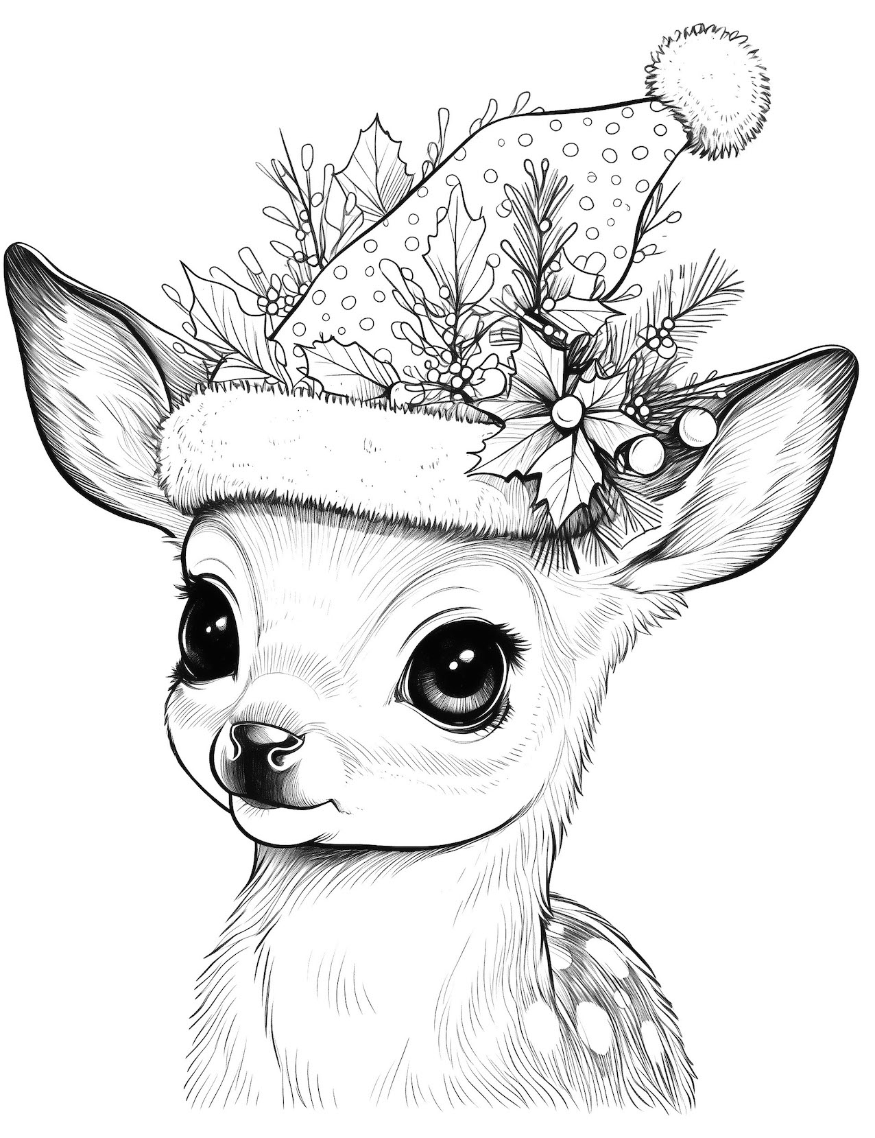 48 Enchanting Deer Coloring Pages For Kids And Adults Our Mindful Life