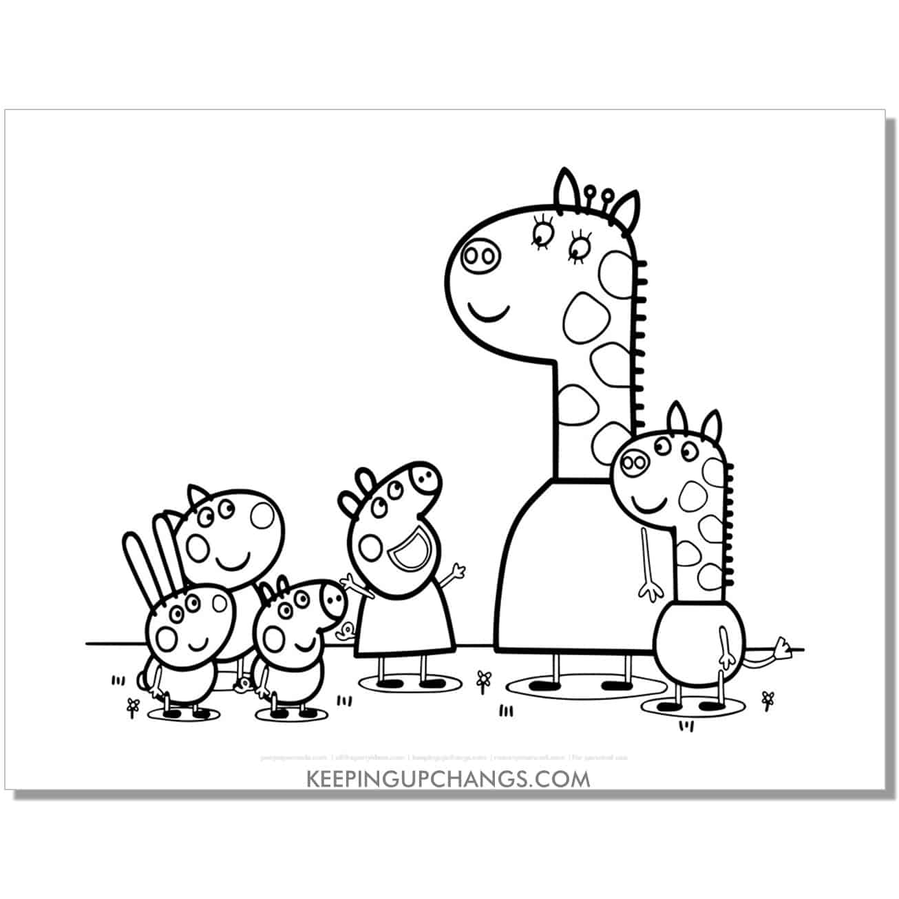 Danny Dog Peppa Pig Coloring Pages