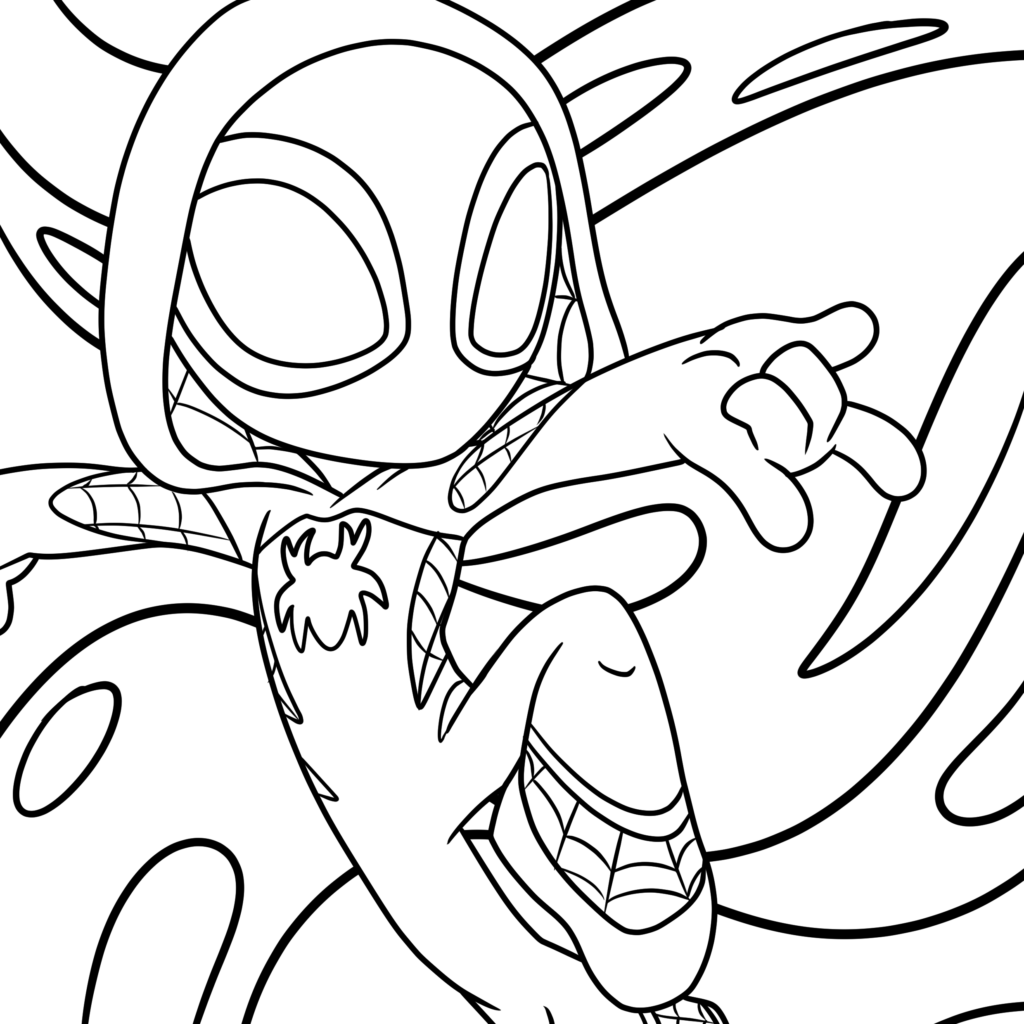 Pokemon Coloring Pages Spider