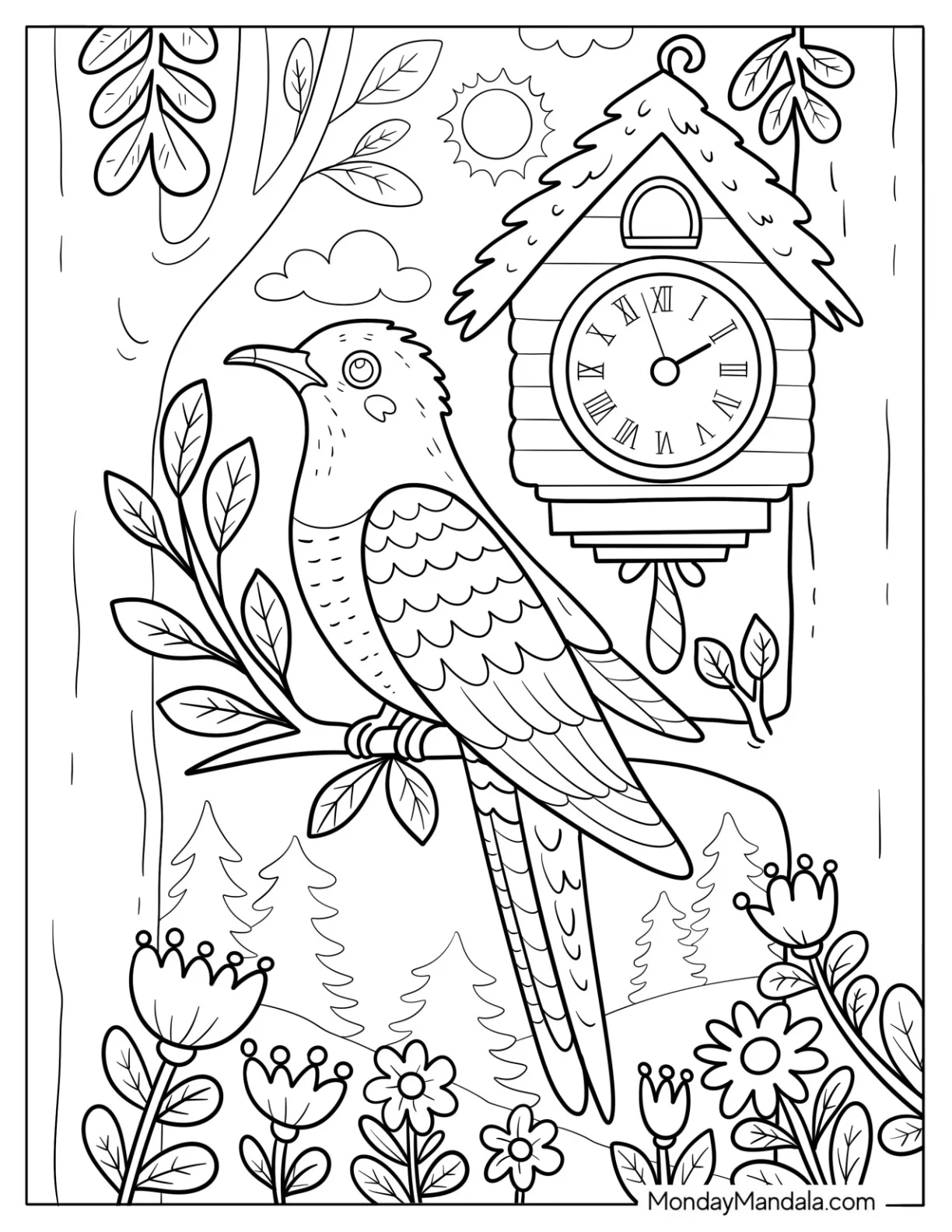 50 Bird Coloring Pages Free PDF Printables 