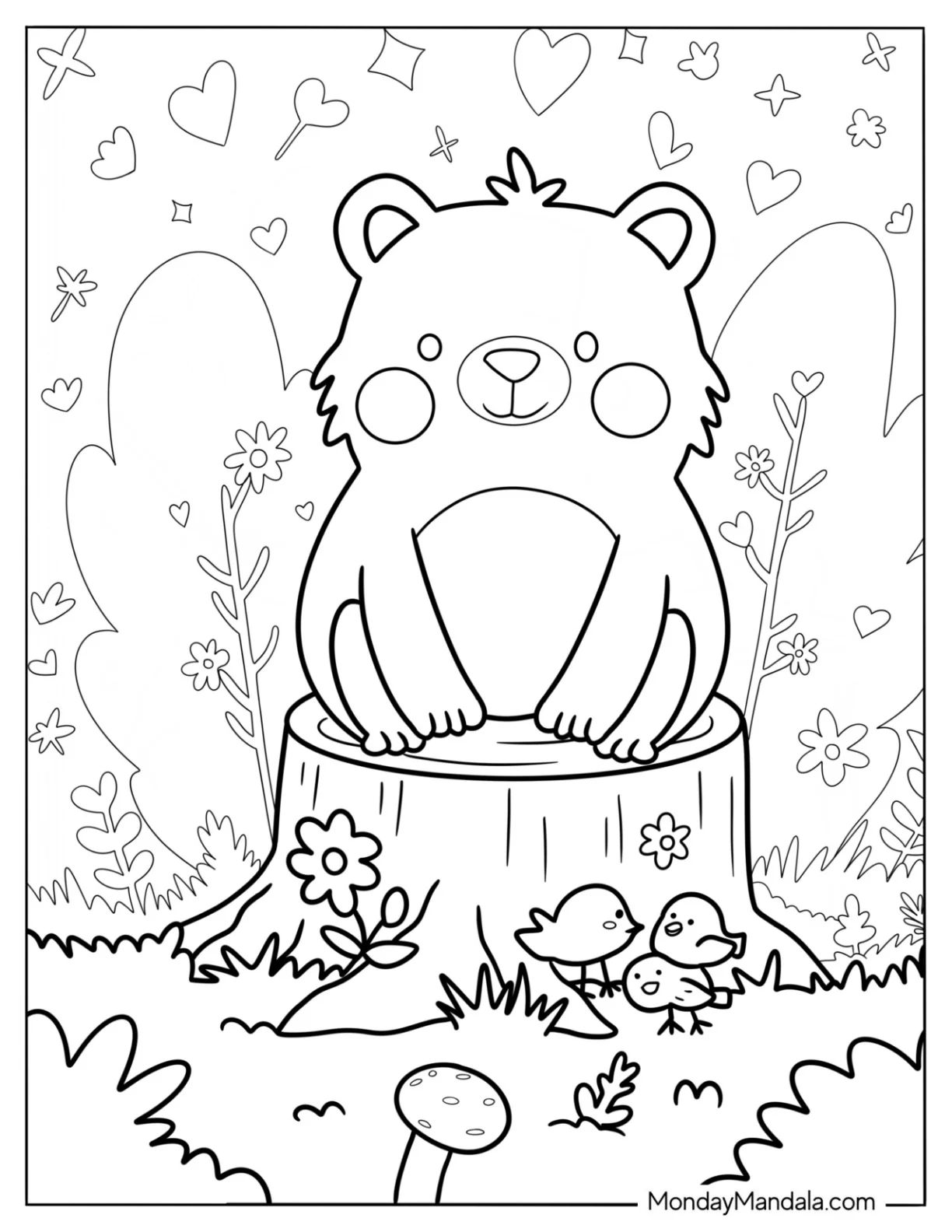 50 Cute Coloring Pages Free PDF Printables 