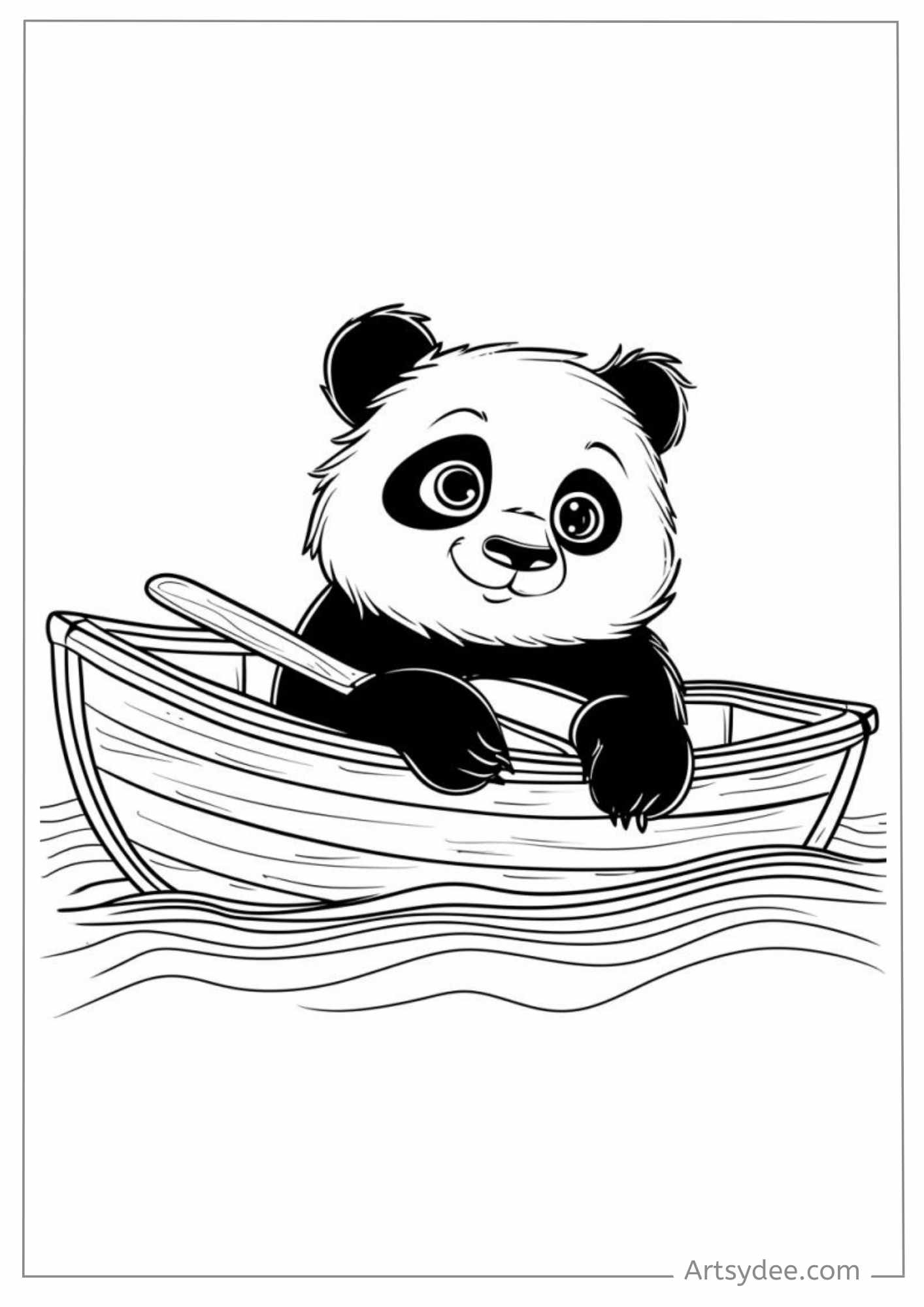 50 Free Printable Panda Coloring Pages Artsydee Drawing Painting Craft Creativity