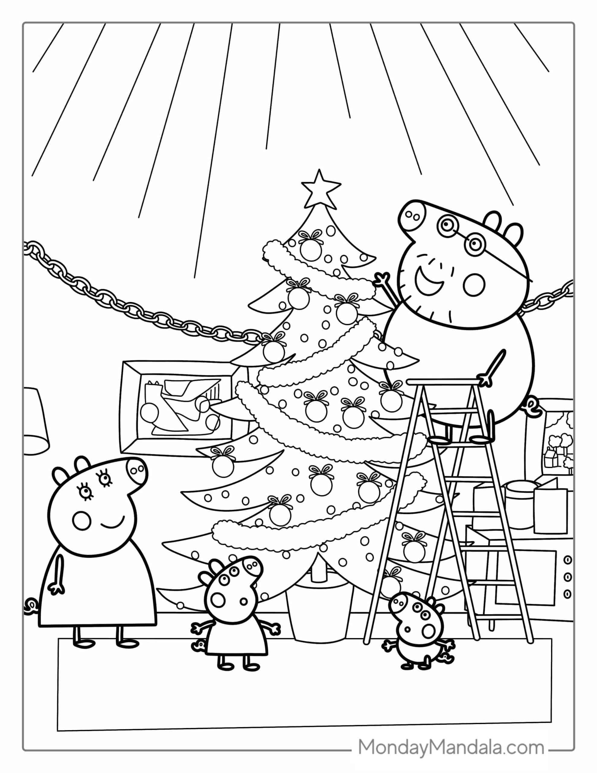 50 Peppa Pig Coloring Pages Free PDF Printables 