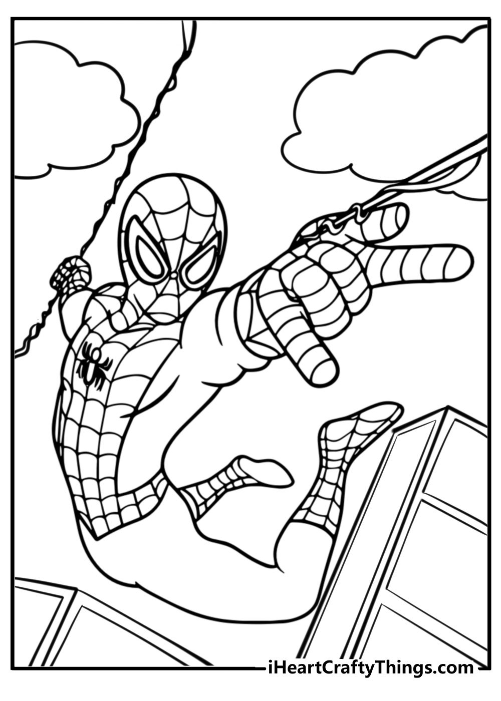 50 Spiderman Coloring Pages For Kids Free PDF Printables 
