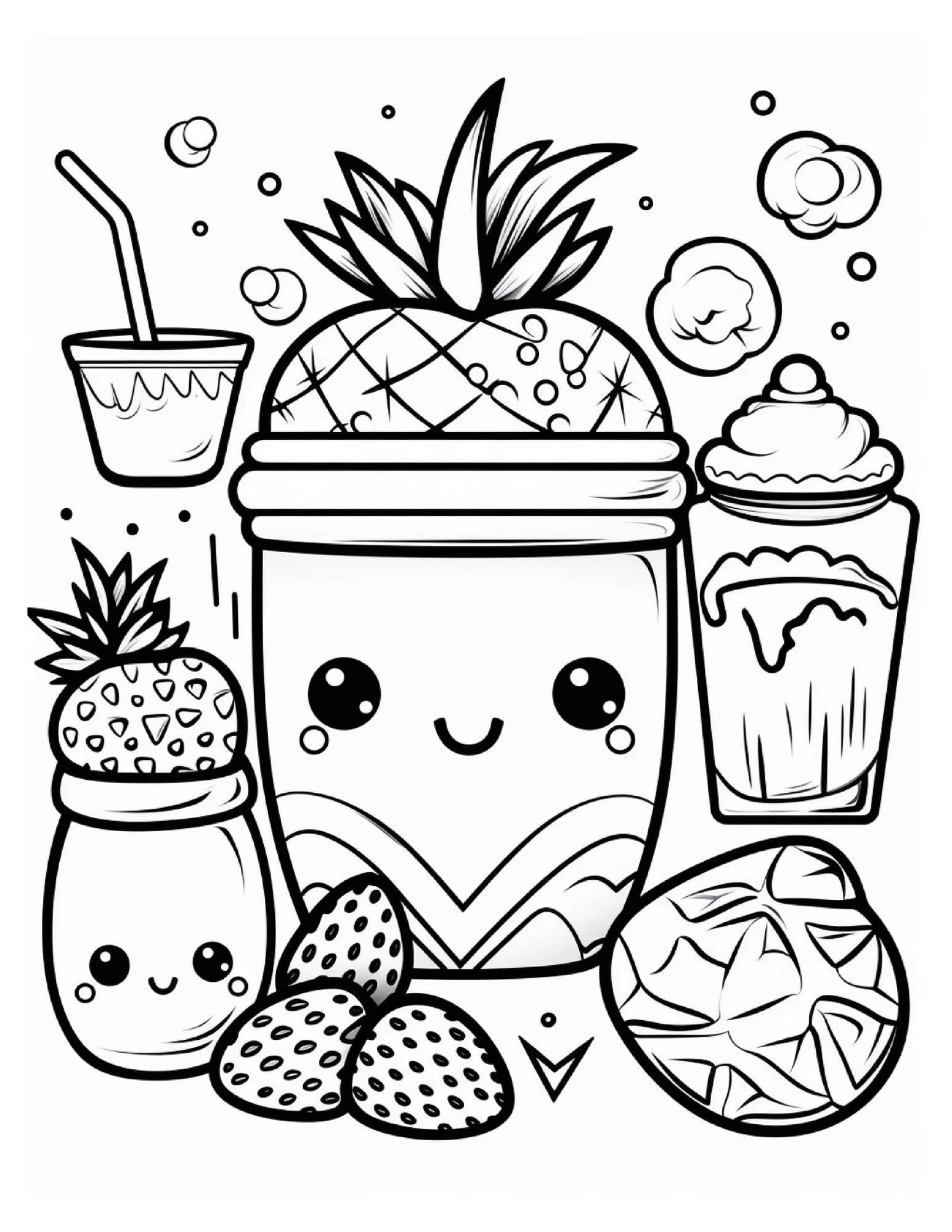 50 Summer Time Coloring Pages Etsy