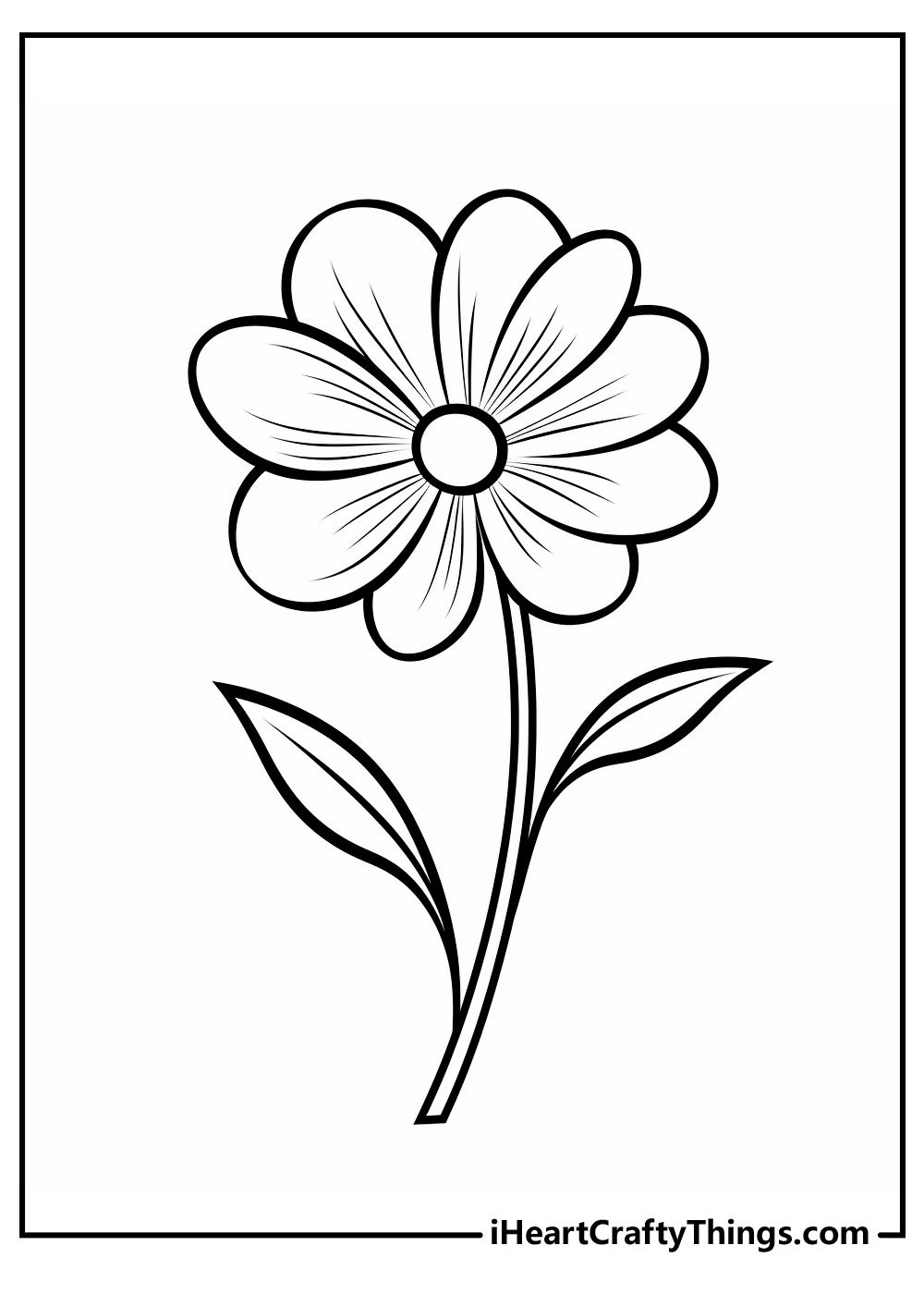 52 Flower Coloring Pages Easy Free Printable PDFs For Kids 
