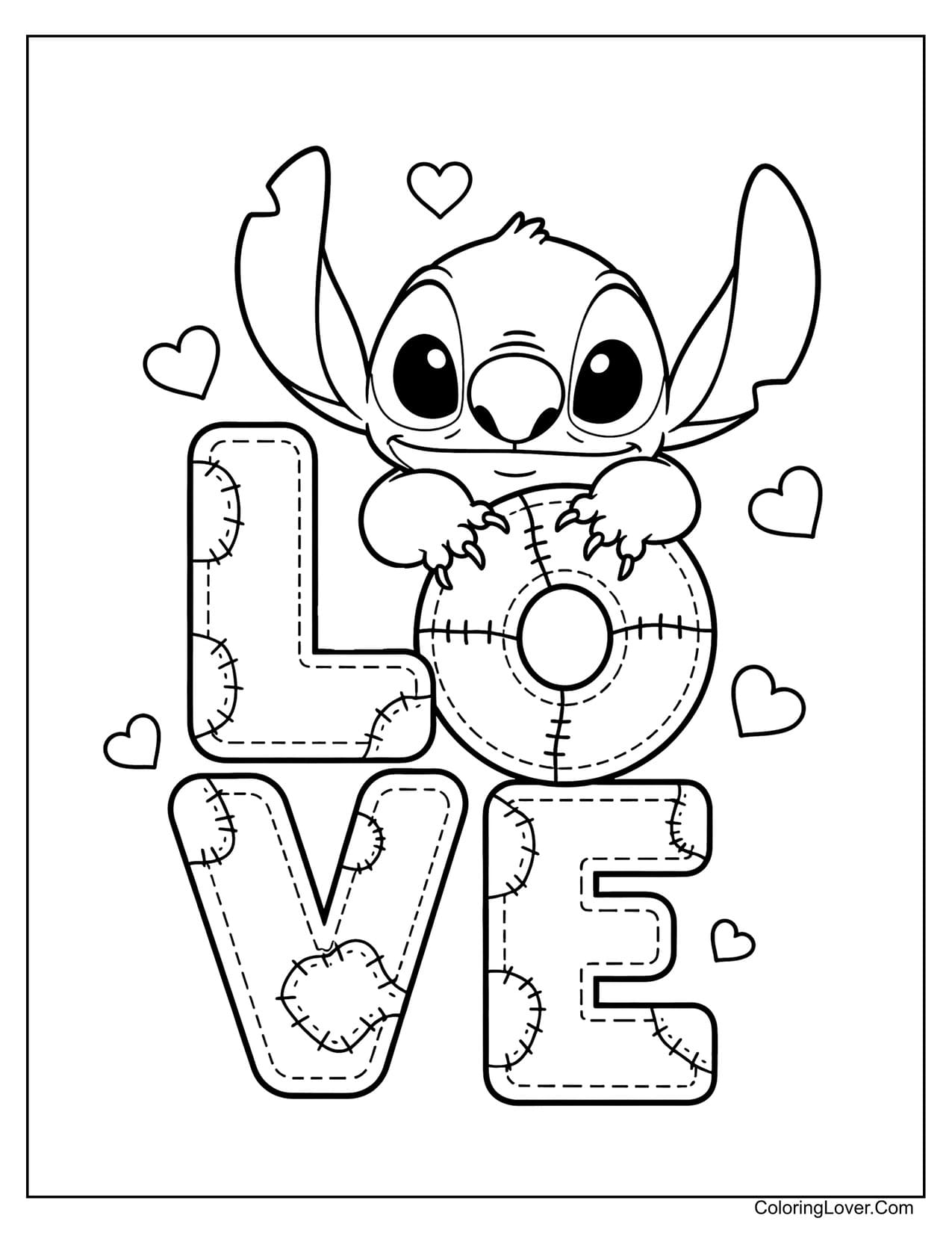 54 Stitch Coloring Pages Free Printables For All Ages 