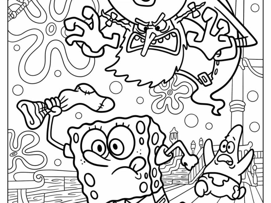 58 SpongeBob Coloring Pages Free PDF Printables