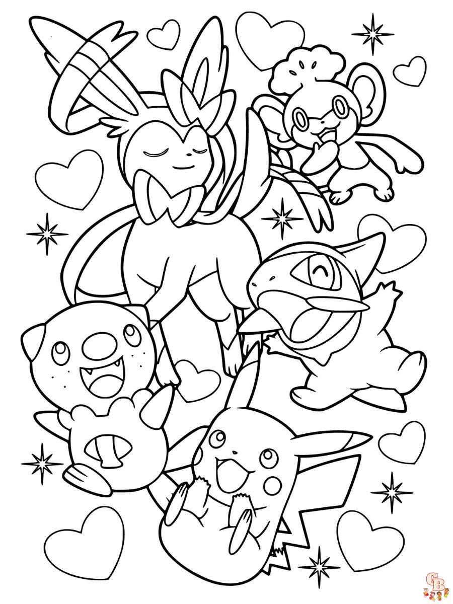 591 Pokemon Coloring Pages Free Printable Sheets At GBcoloring