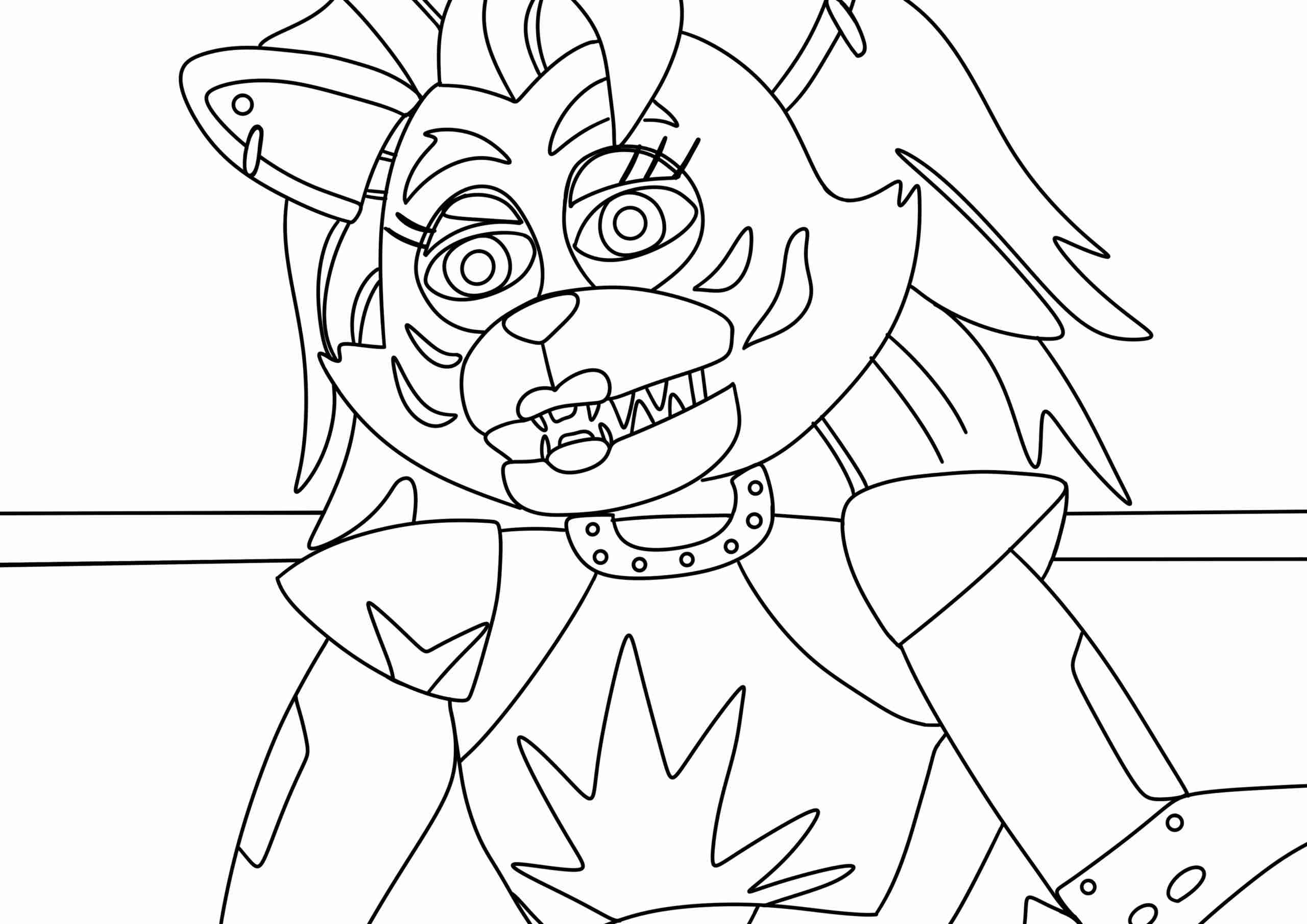 5x A4 FNaF Security Breach Bundle 1 Digital Colouring Pages Numonday 5x A4 FNaF Security Breach Bundle 1 Digital Colouring Pages Numonday