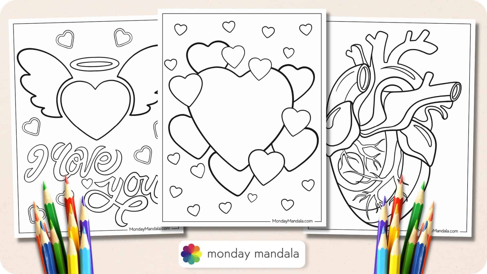 Adult Coloring Pages To Print Heart