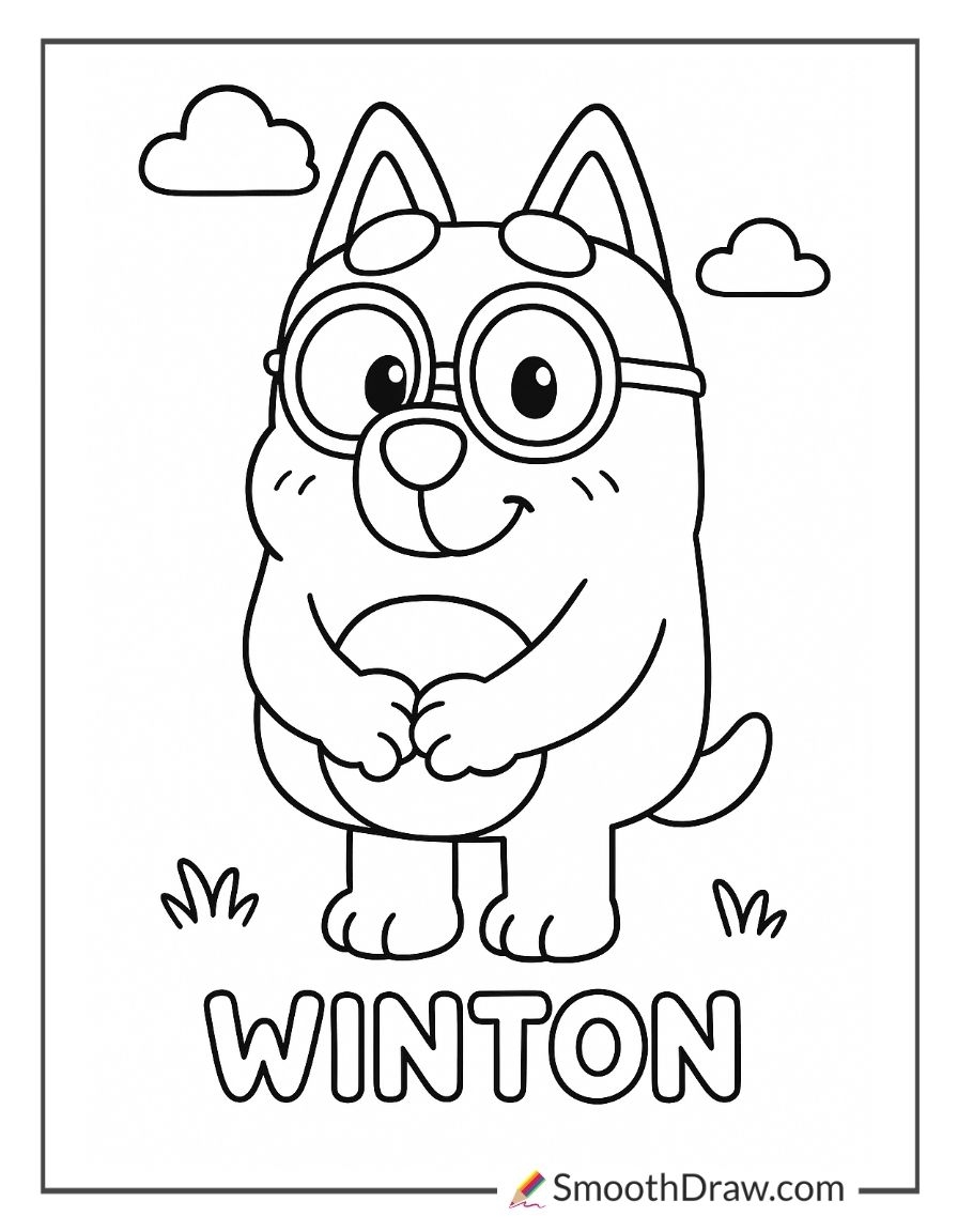 61 Bluey Coloring Pages Free Printables Smooth Draw
