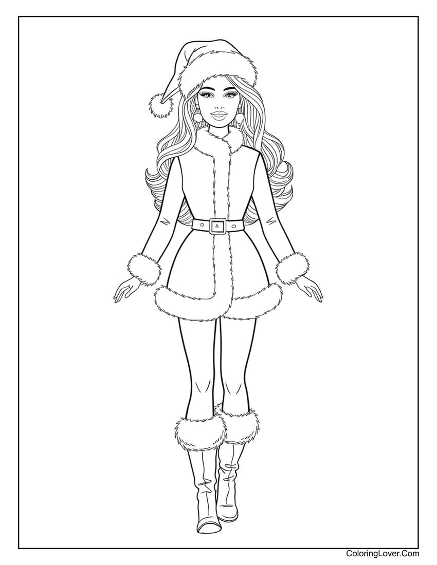 66 Barbie Coloring Pages Free Printables For Girls 