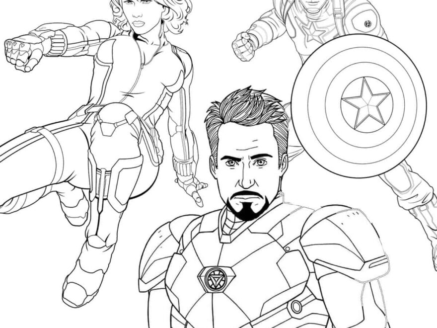 70 Avengers Coloring Pages For Free Artsy Pretty Colors