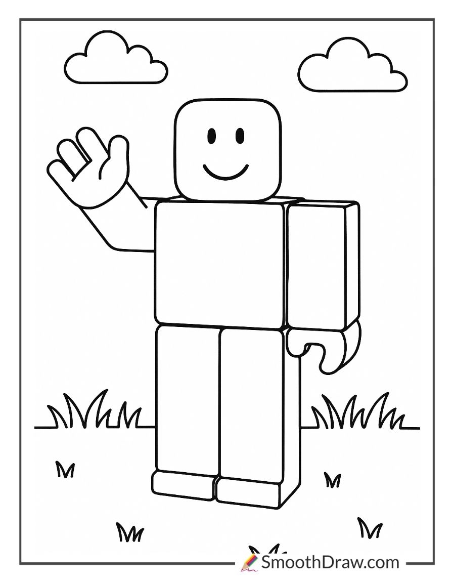 70 Roblox Coloring Pages For Kids Smooth Draw
