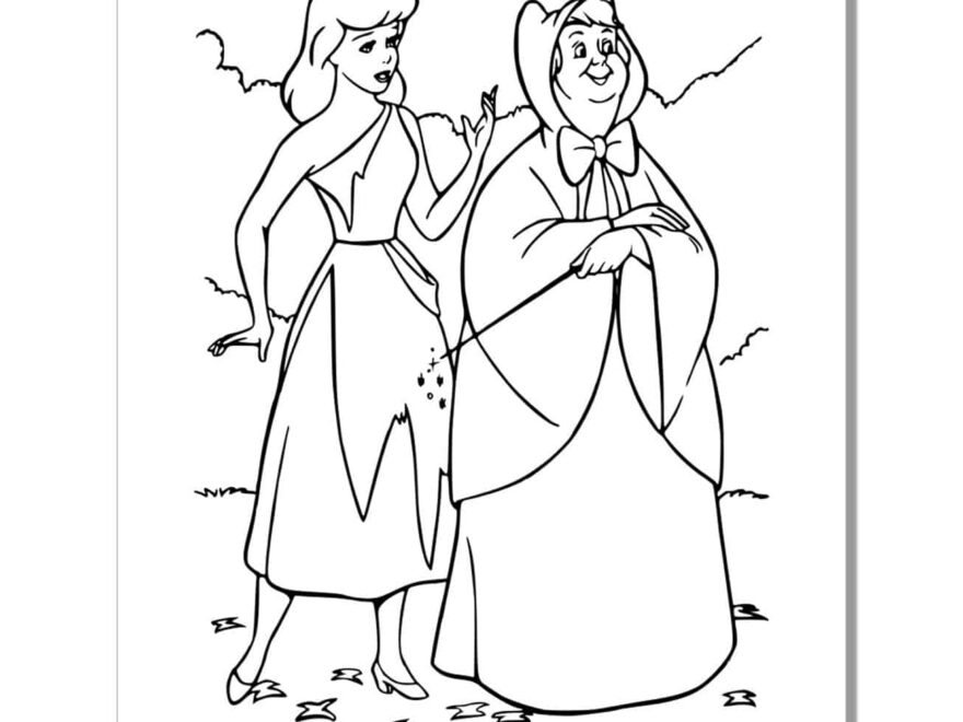 75 Free Cinderella Coloring Pages Sheets POPULAR Printables