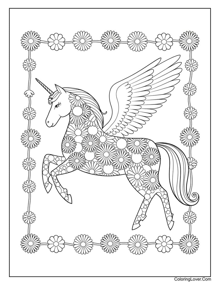 76 Unicorn Coloring Pages Free Printables For All Ages 