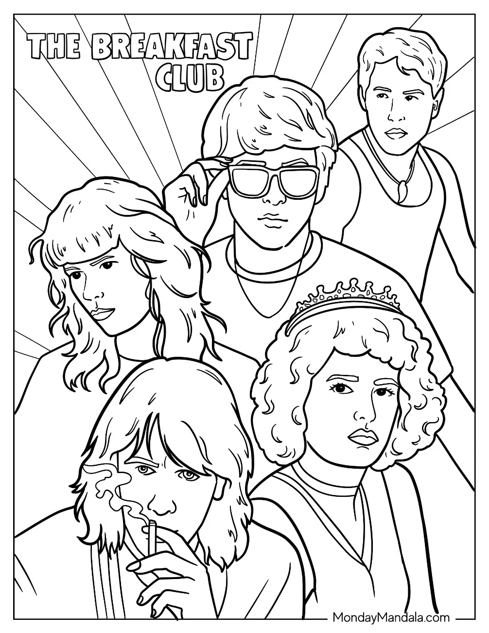 80 s Coloring Pages Free PDF Printables 80 s Coloring Pages Free PDF Printables