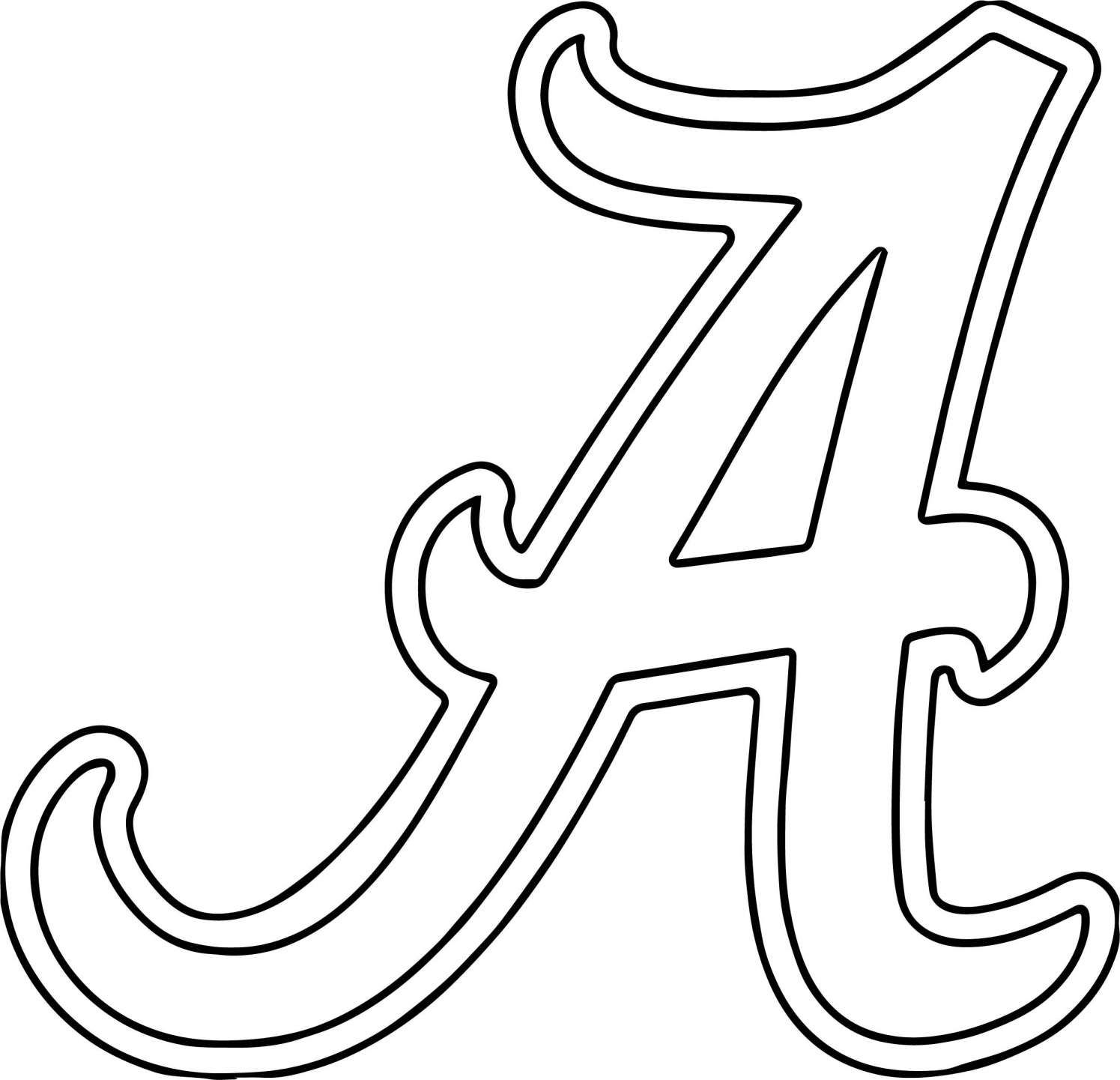 9 Alabama Football Coloring Pages