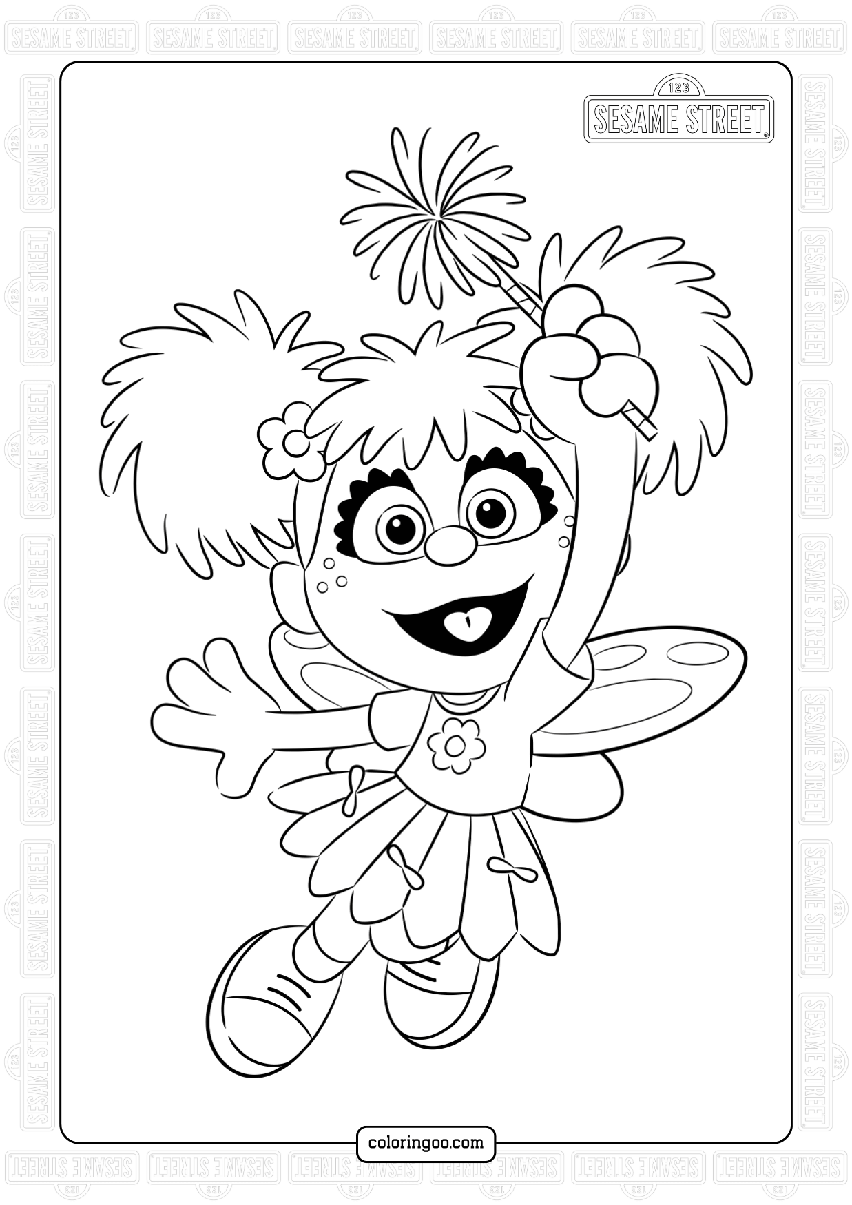Abby Coloring Pages