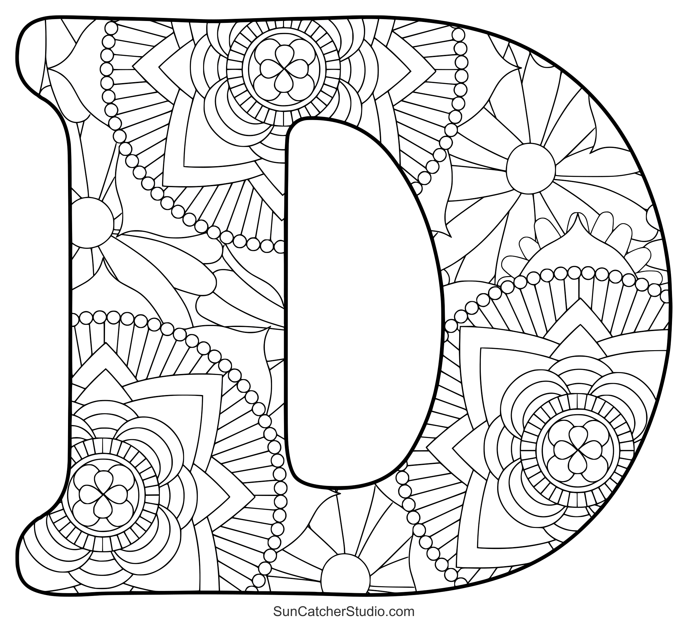 ABC Coloring Pages Free Alphabet Letter Colouring Sheets Free Printables Monograms Design Tools Patterns DIY Projects