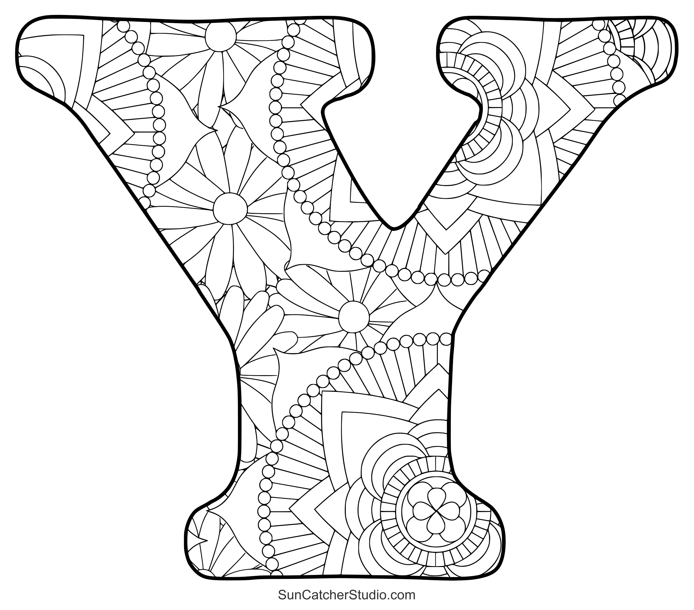 ABC Coloring Pages Free Alphabet Letter Colouring Sheets Free Printables Monograms Design Tools Patterns DIY Projects