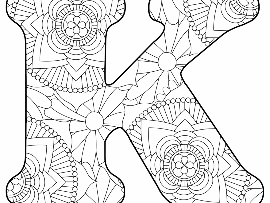 ABC Coloring Pages Free Alphabet Letter Colouring Sheets Free Printables Monograms Design Tools Patterns DIY Projects