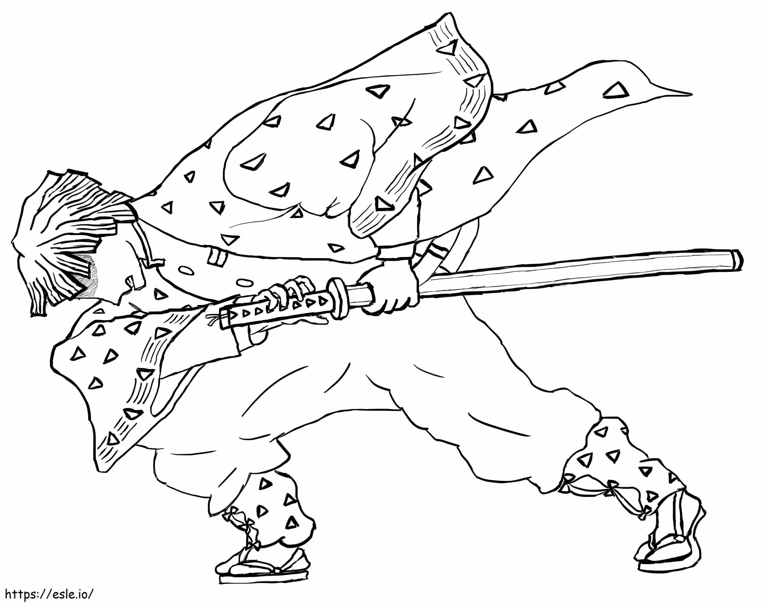 Demon Slayer Coloring Pages Zenitsu