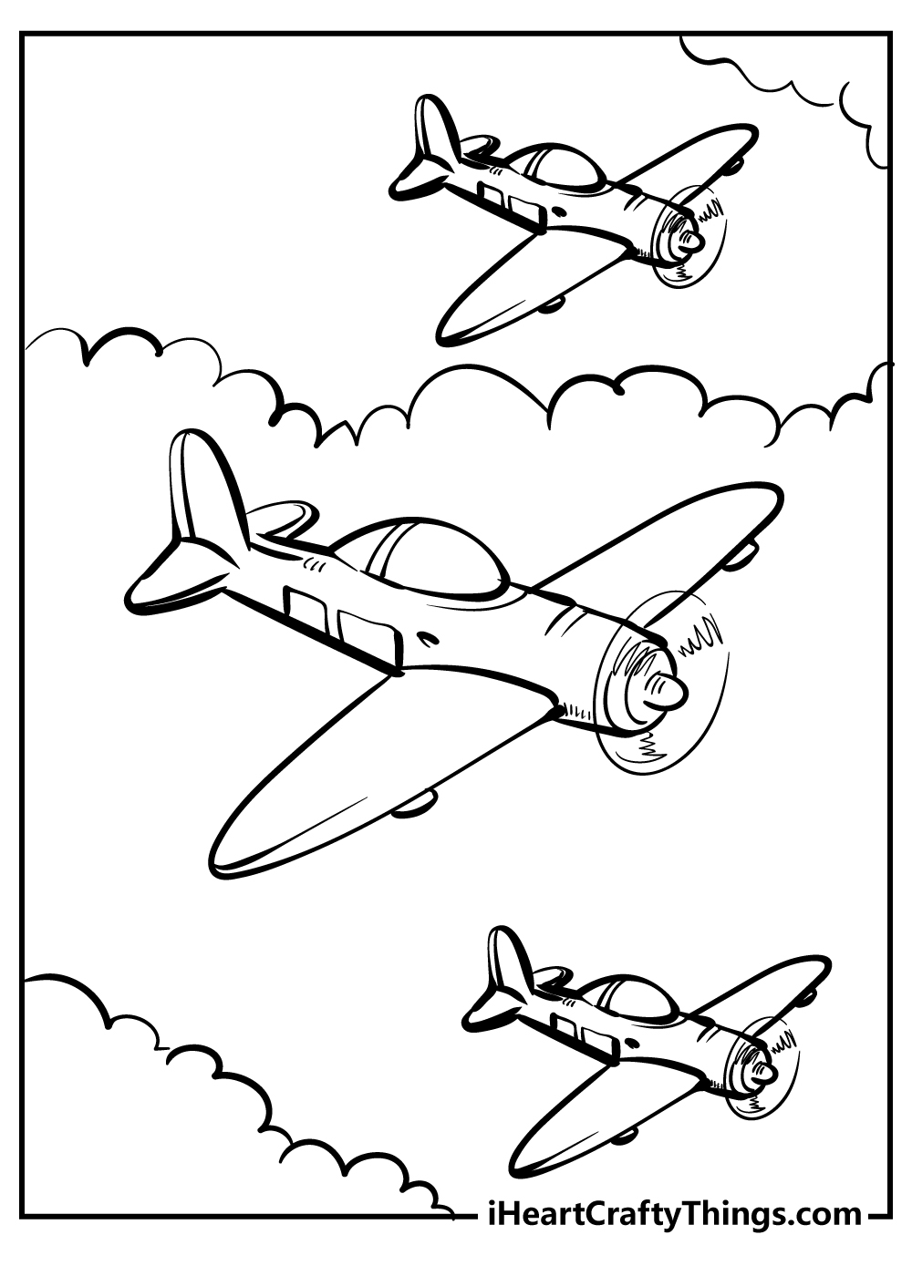 Airplane Coloring Pages 100 Free Printables 