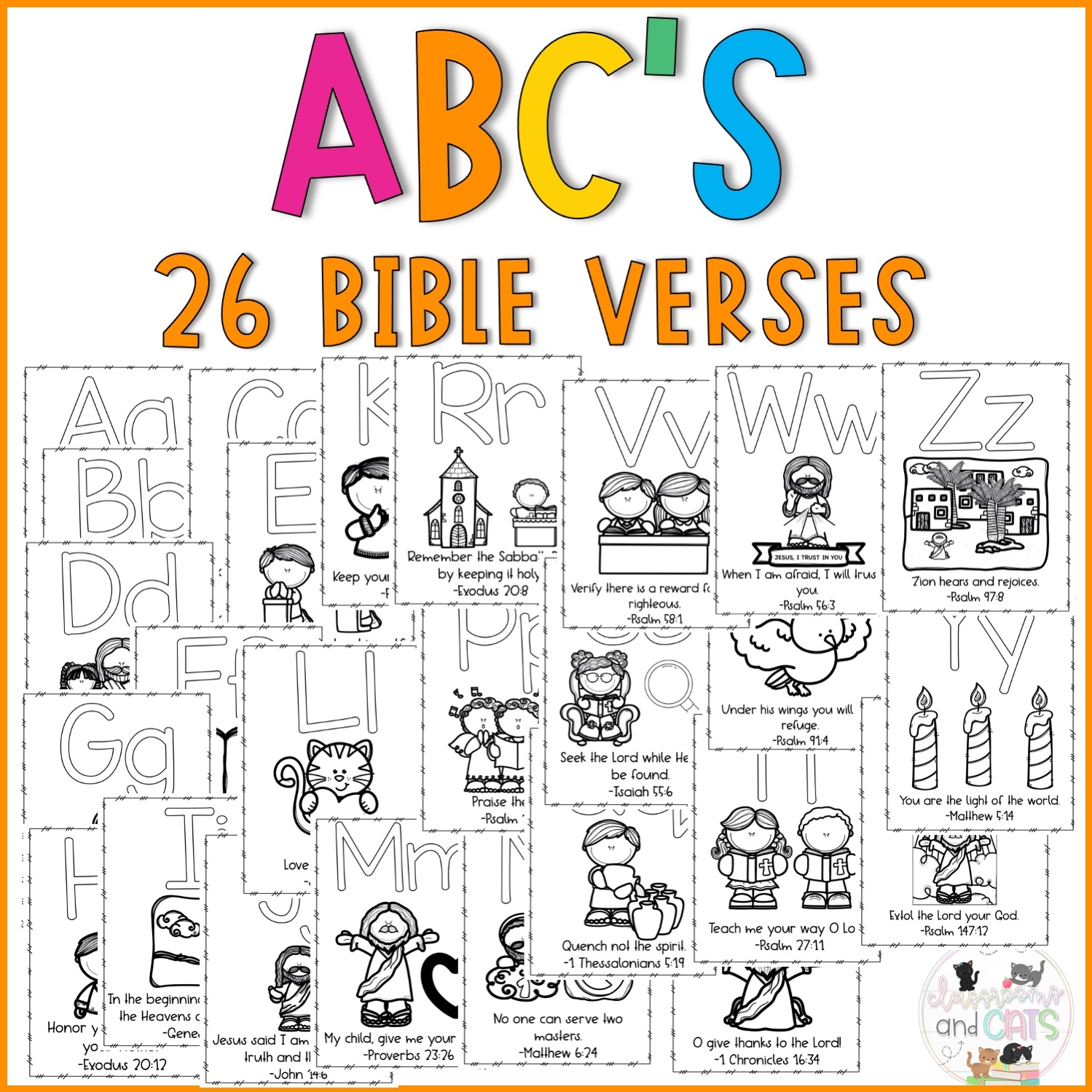 Alphabet Bible Verse Coloring Pages Religion Made By Teachers Alphabet Bible Verse Coloring Pages Religion Made By Teachers