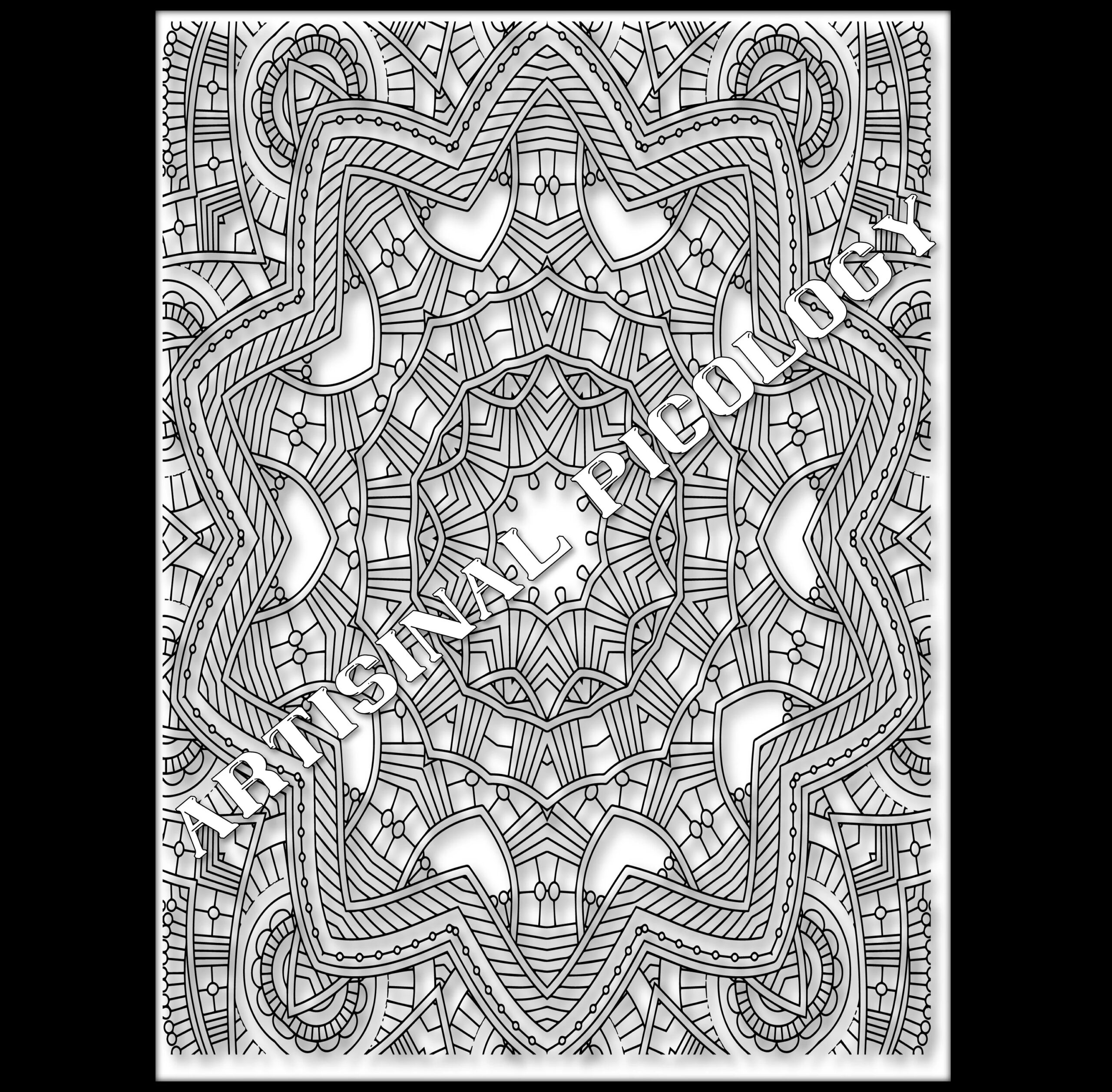 Amazing Intricate Patterns Adult Coloring Pages With 50 Detailed Pattern Designs And Bonus Spiroglypic Pages Etsy