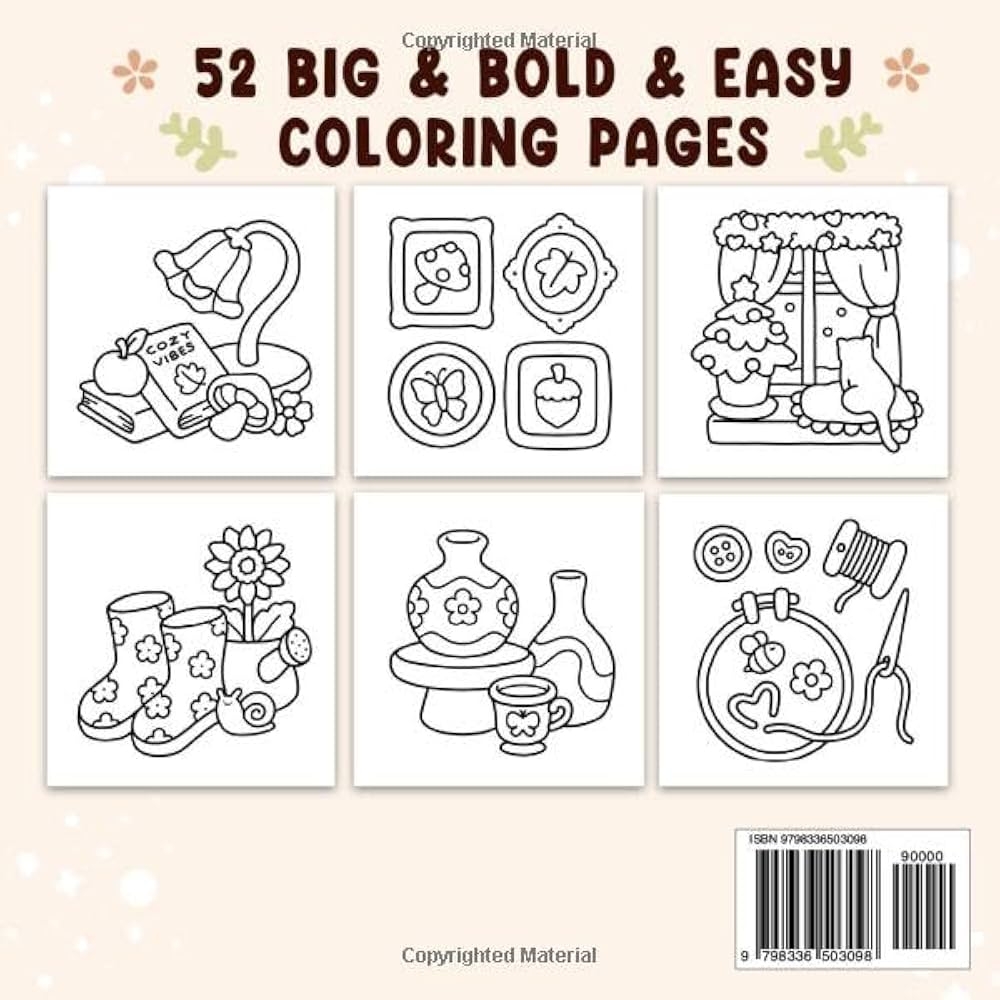 Adult Bold Easy Coloring Pages