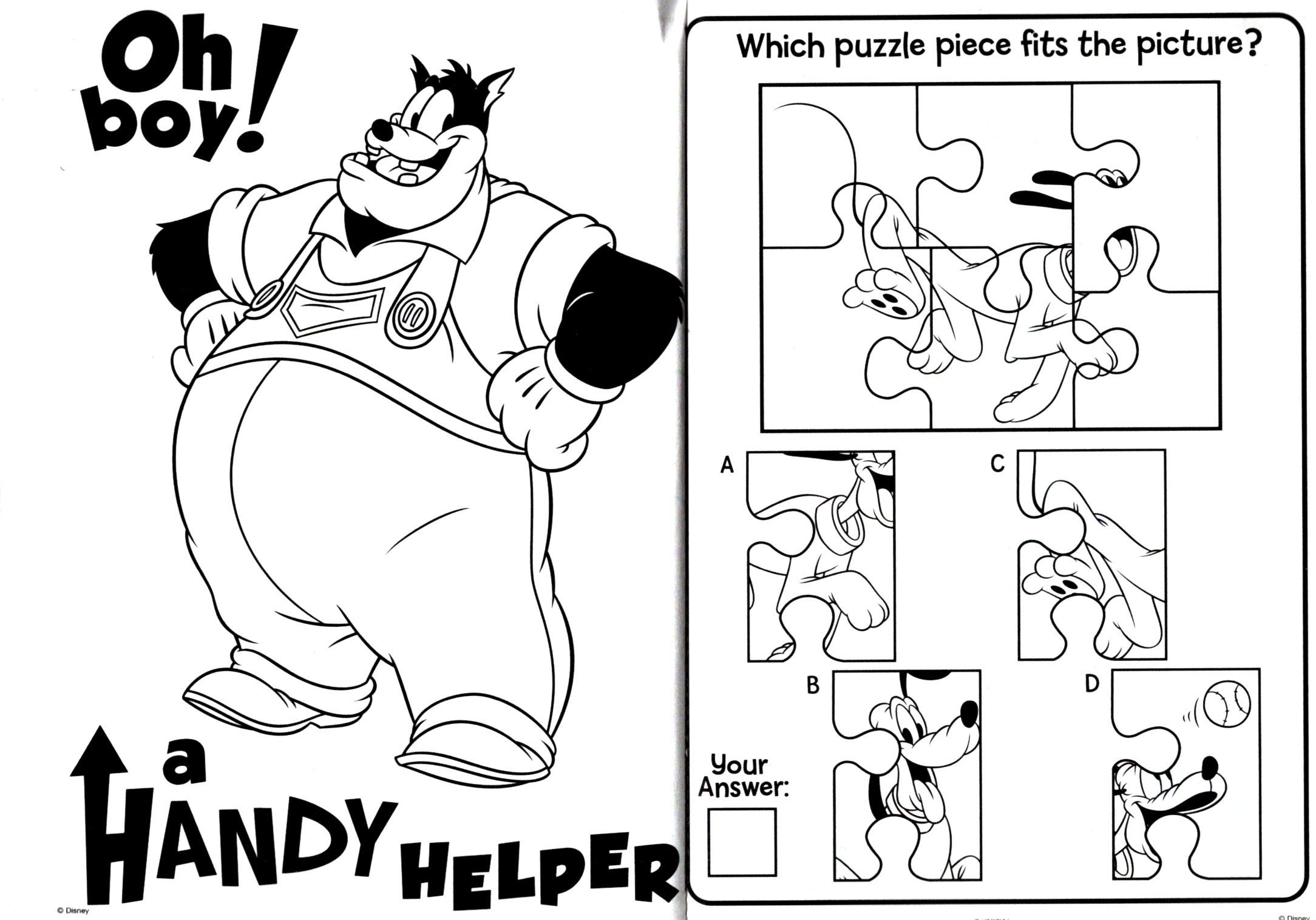 Amazon Disney Junior Mickey Minnie Mouse Gigantic Coloring Activity Book 200 Pages Toys Games