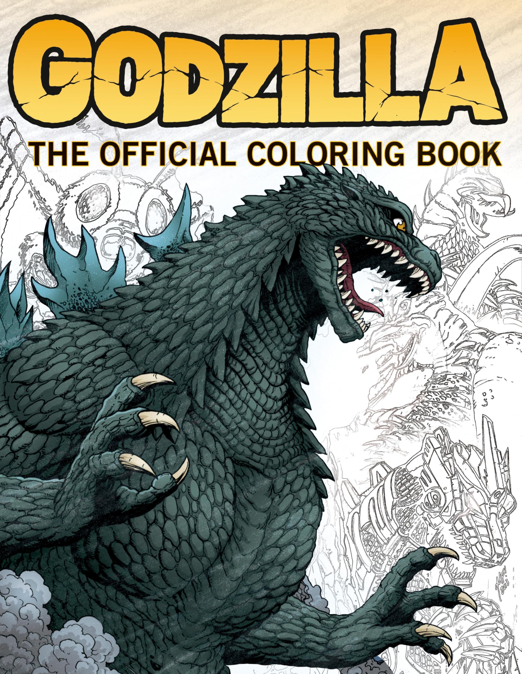 Amazon Godzilla The Official Coloring Book 9781803368054 Titan Books