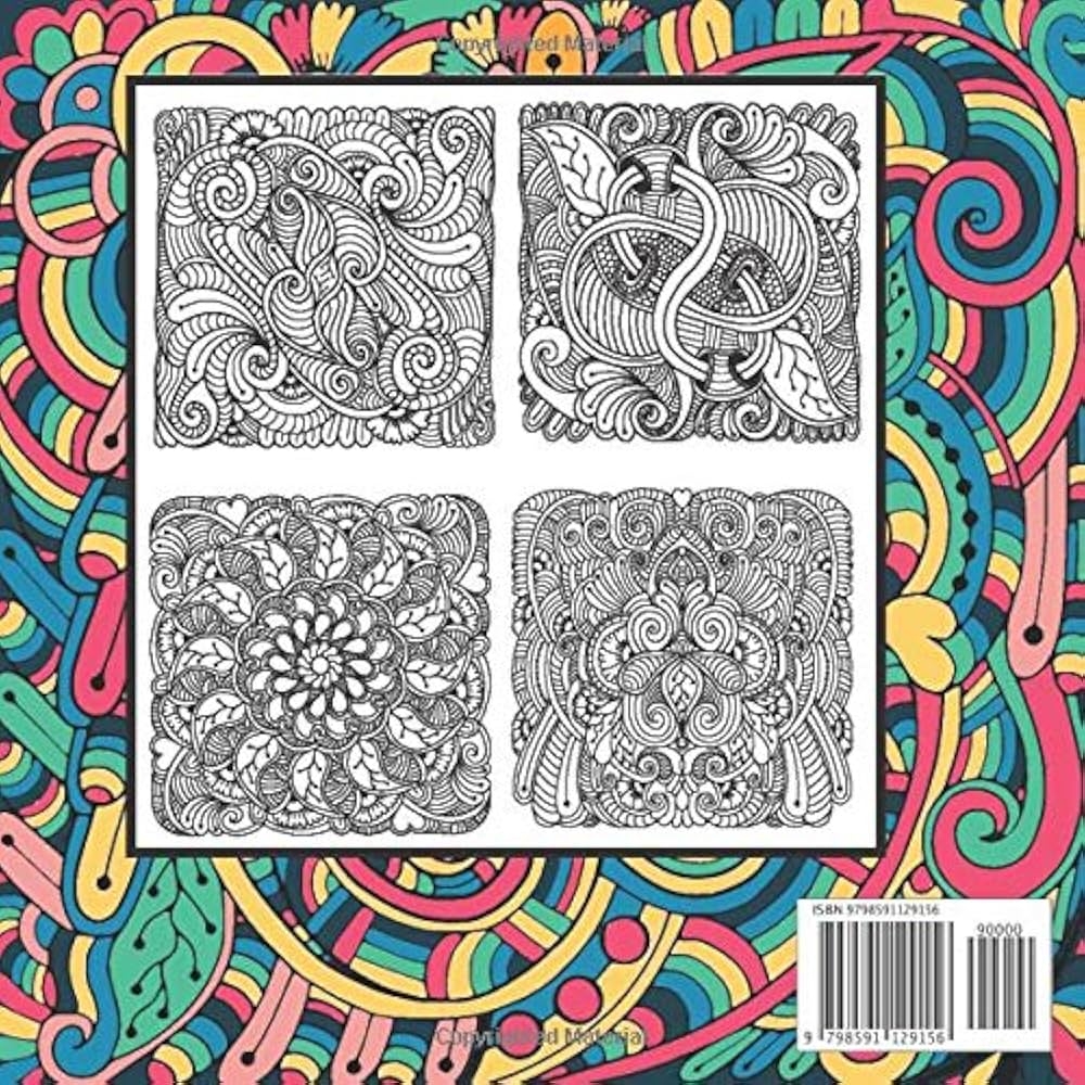 Intricate Pattern Coloring Pages