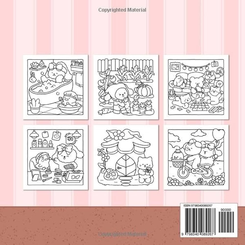 Amazon Little Fuzzy Coloring Book For Adults And Teens With Simple And Cute Drawings Of Cozy Corners And Adorable Little Animal Characters For Stress Relief Fuzzy Buddies 9798340089267 Lotus Southern Books
