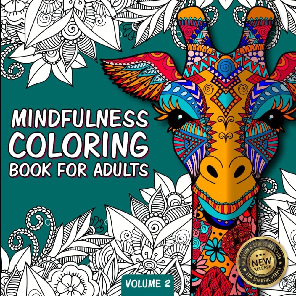 Amazon Mindfulness Coloring Book For Adults For Mindful People Feel The Zen With Stress Relieving Designs Animals Mandalas Zentangle Nature Art 9798474606057 Publishing YOURnotes Books