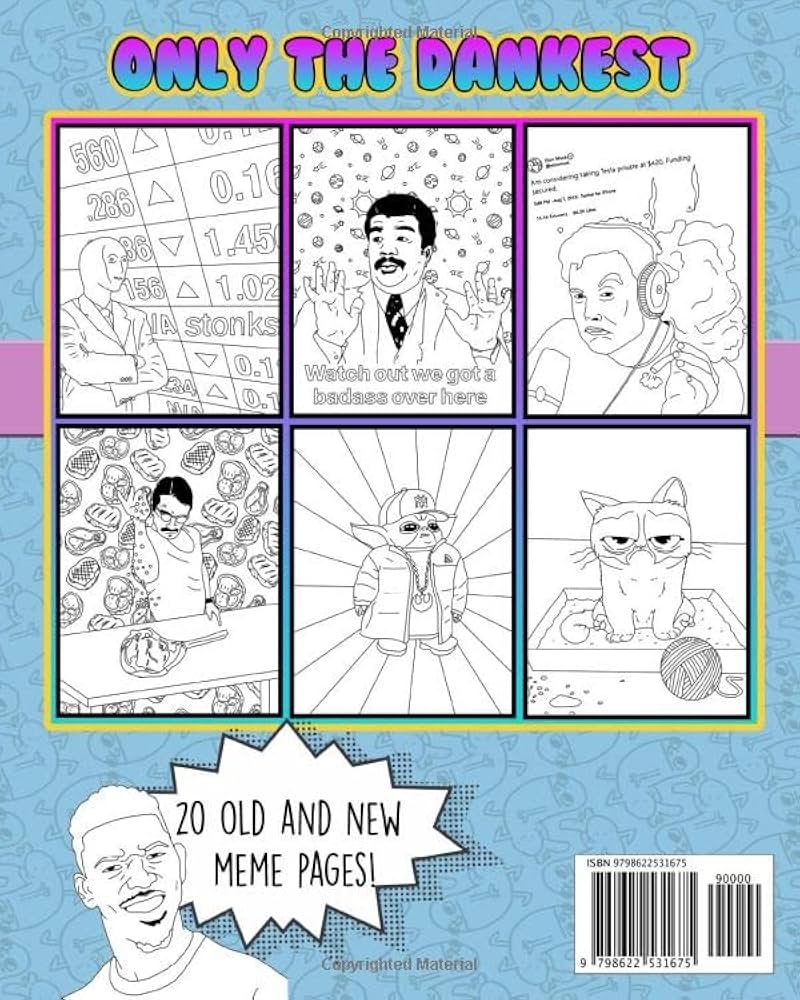 Amazon The Ultimate Meme Coloring Book Volume 2 A Hilarious Coloring Book Coloring Books For Adults 9798622531675 Publishing Mear Books