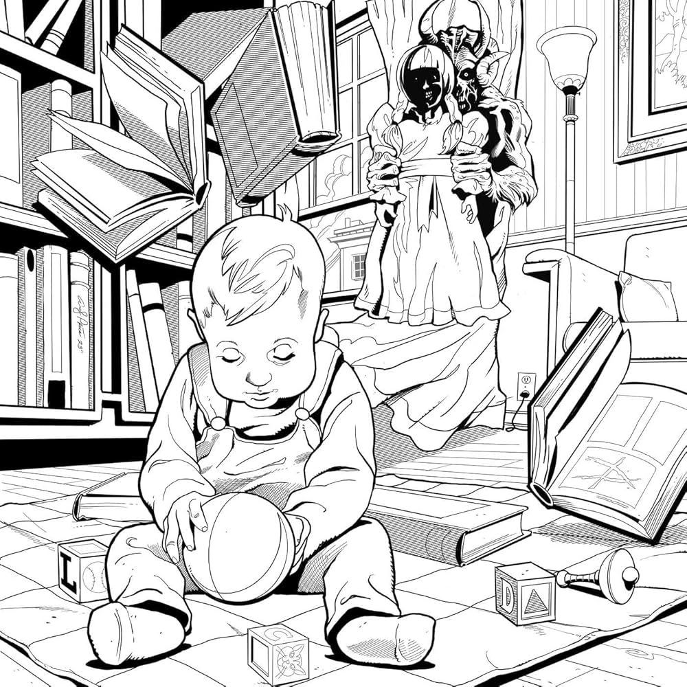 Scary Adult Coloring Pages Scary Adult Coloring Pages