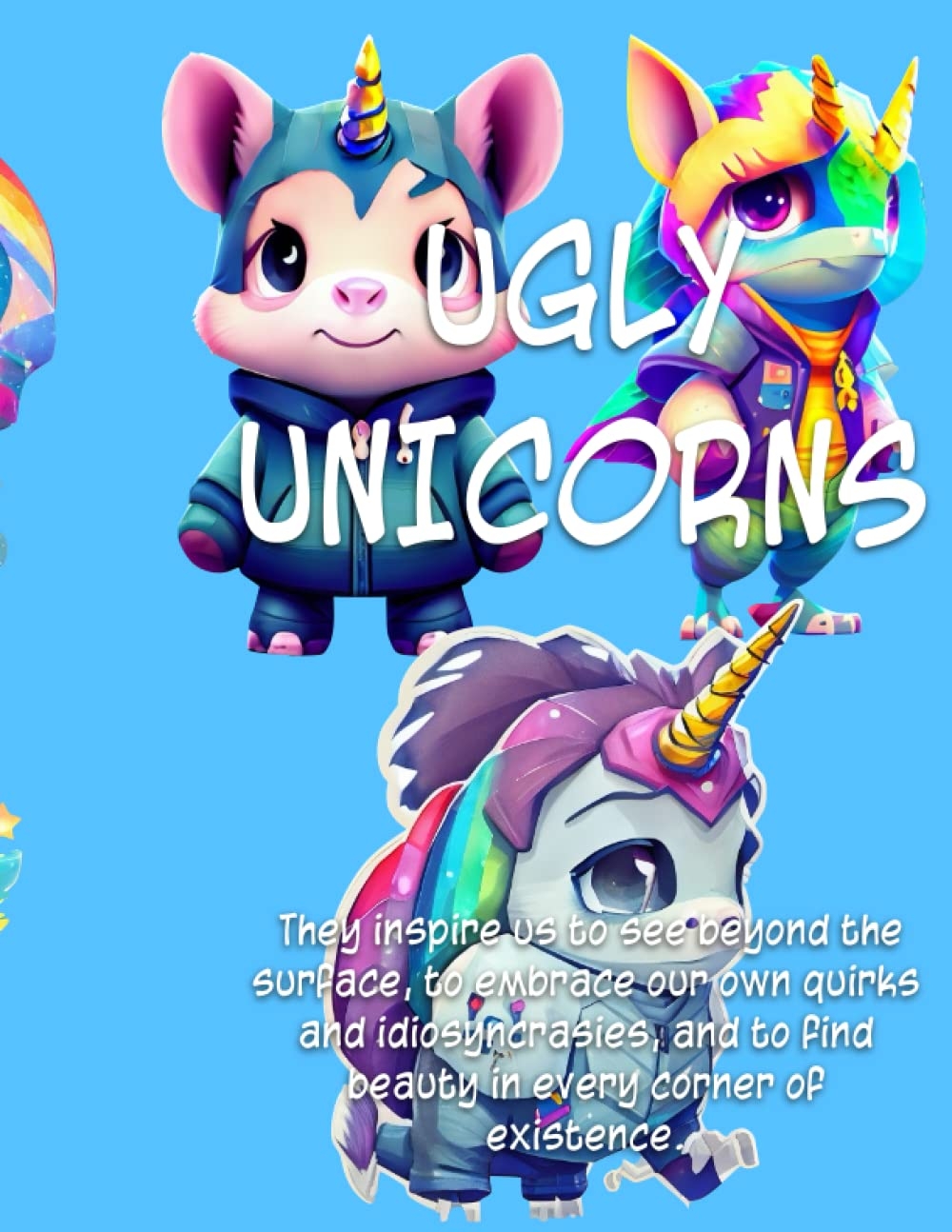 Ugly Unicorn Coloring Pages